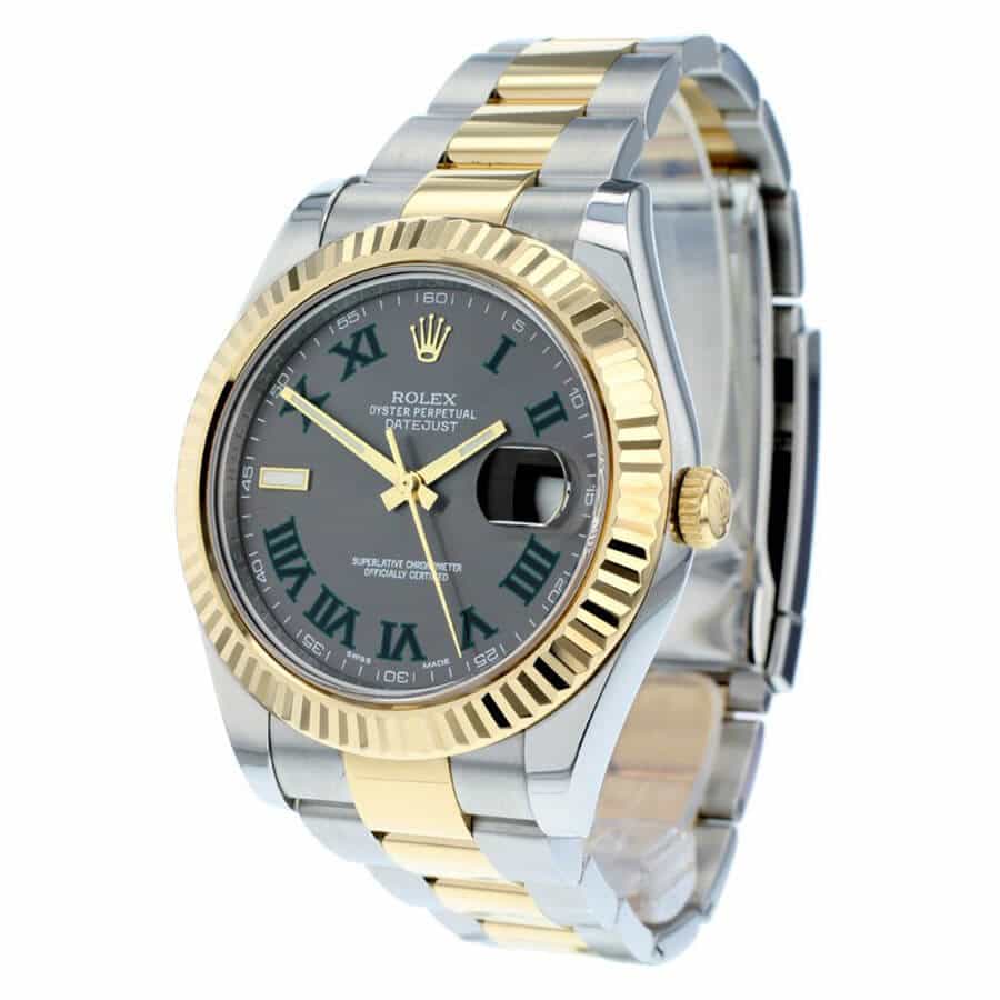 Rolex Datejust 116333-0001 Grey Roman Replica - Elite Watch Atelier
