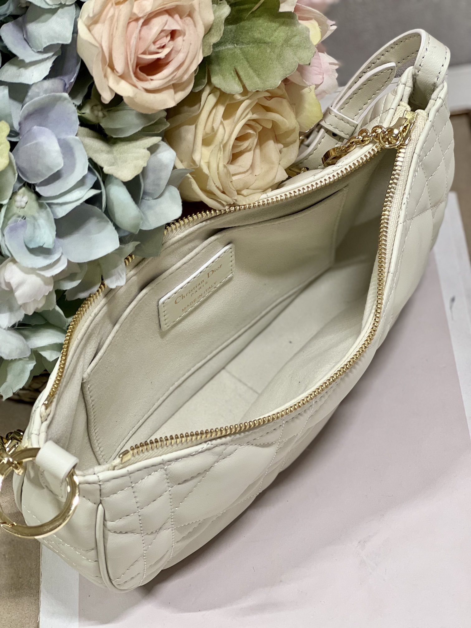 Cd Lounge Bag Black/White For Women in/ 26cm M22626FBE_M9001:1High-quality replica