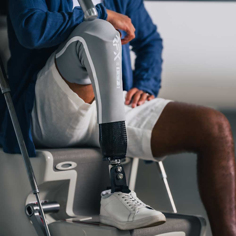 Alps Reinforced Flex Sleeve, High Activity, 3mm, OptiGel - Abilene Artificial Limb