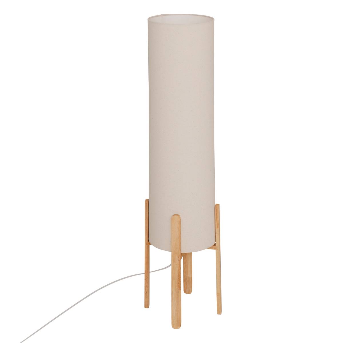 Sector Floor Lamp "Rafa" Beige, H.107 cm