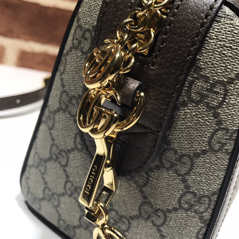 Replica Gucci Ophidia Medium Top Handle Bag Beige1:1High-quality replica
