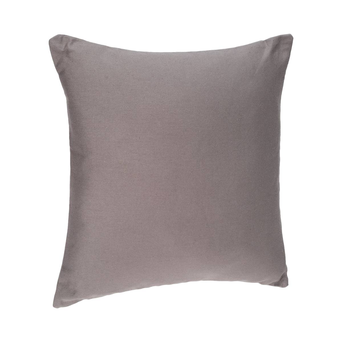 Removable cushion cover, cotton Gray, 38x38 cm