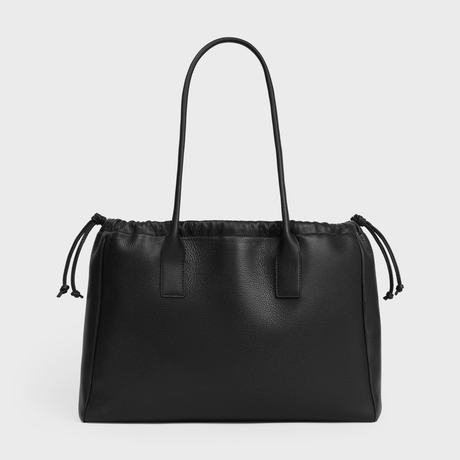 Replicate CABAS DRAWSTRING CUIR TRIOMPHE IN GRAINED CALFSKIN BLACK(1:1 replica)1:1High-quality replica