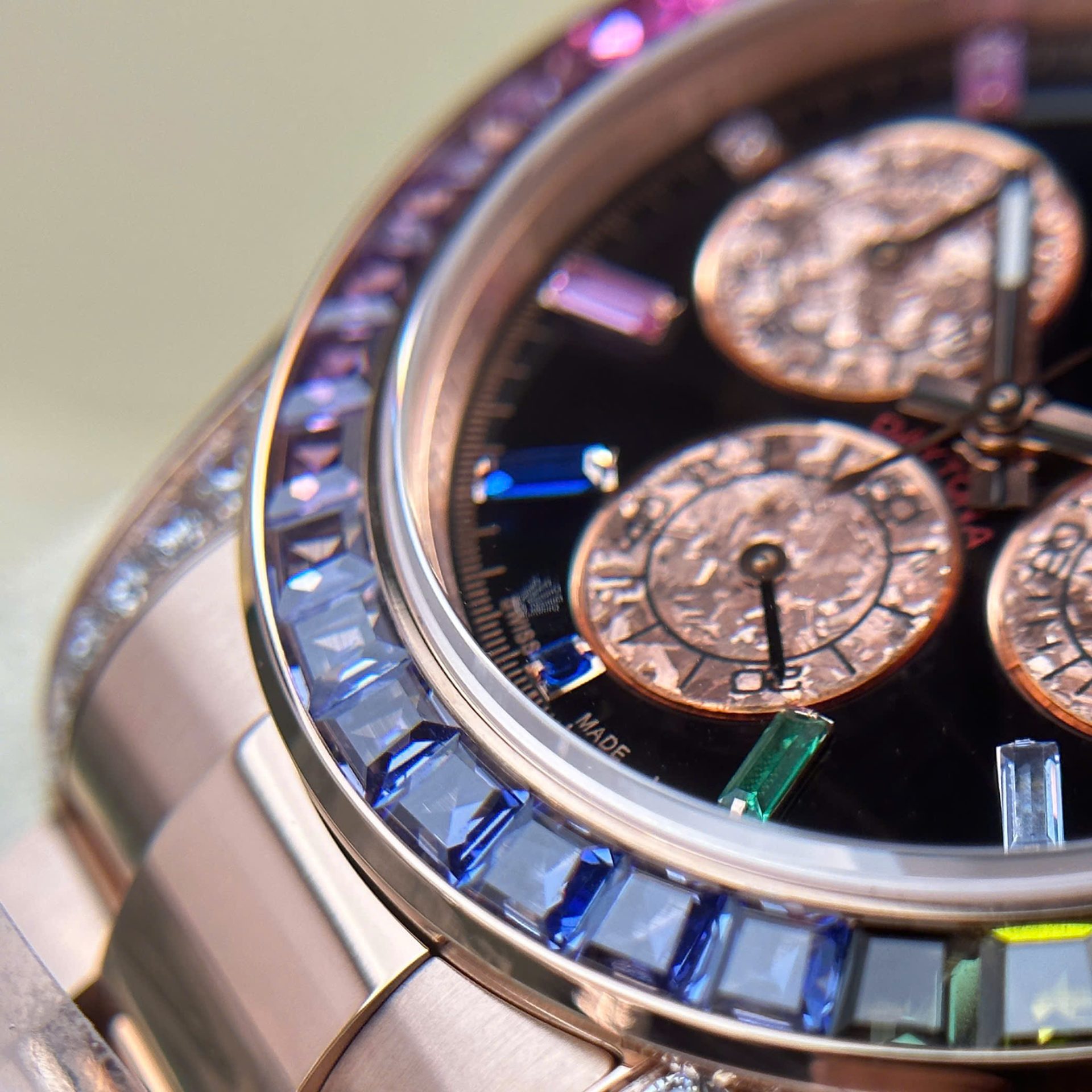 Rolex Cosmograph Daytona Rainbow 116595 Best Replica Watch BT Factory 40mm - Top club