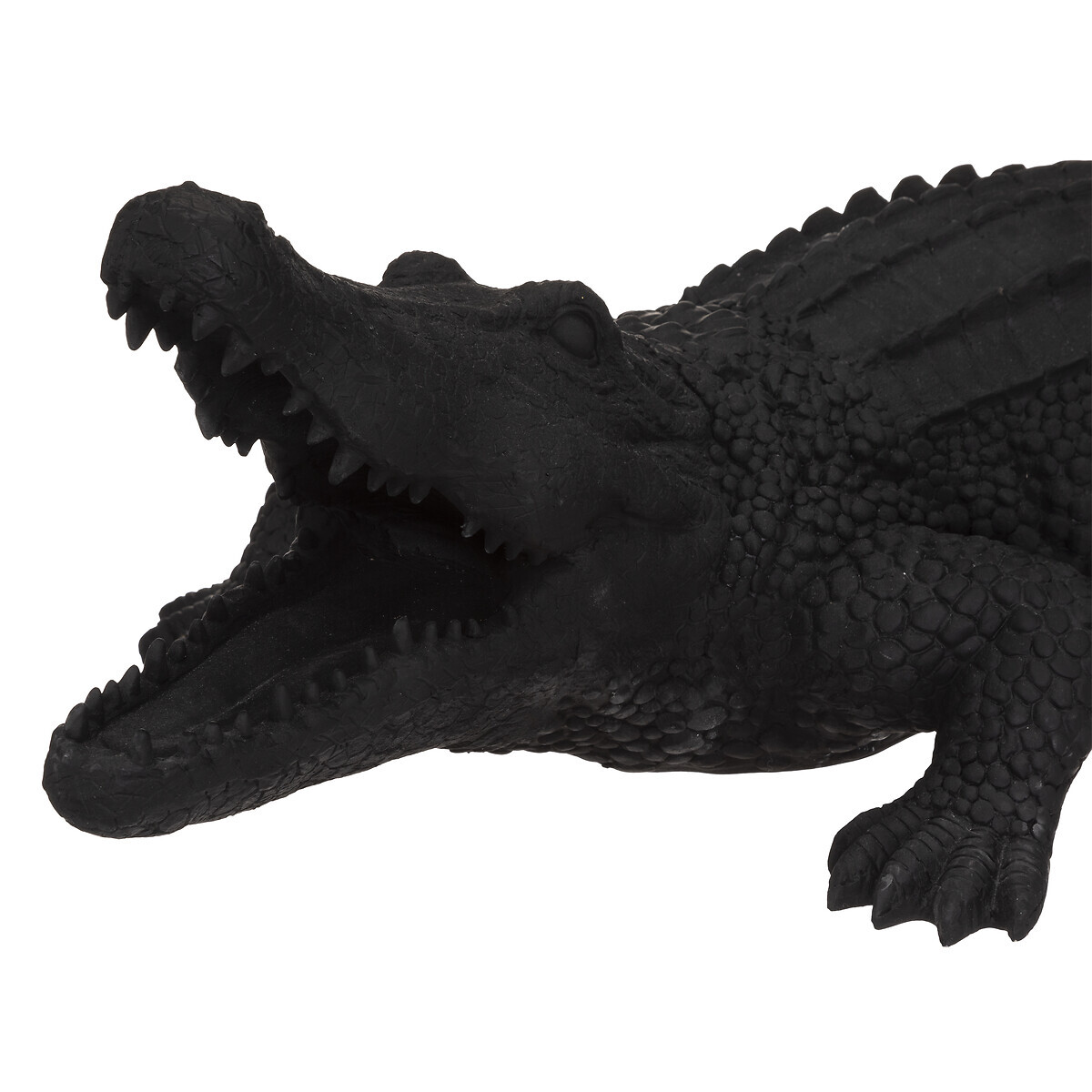 Crocodile statue Black, H.30 cm
