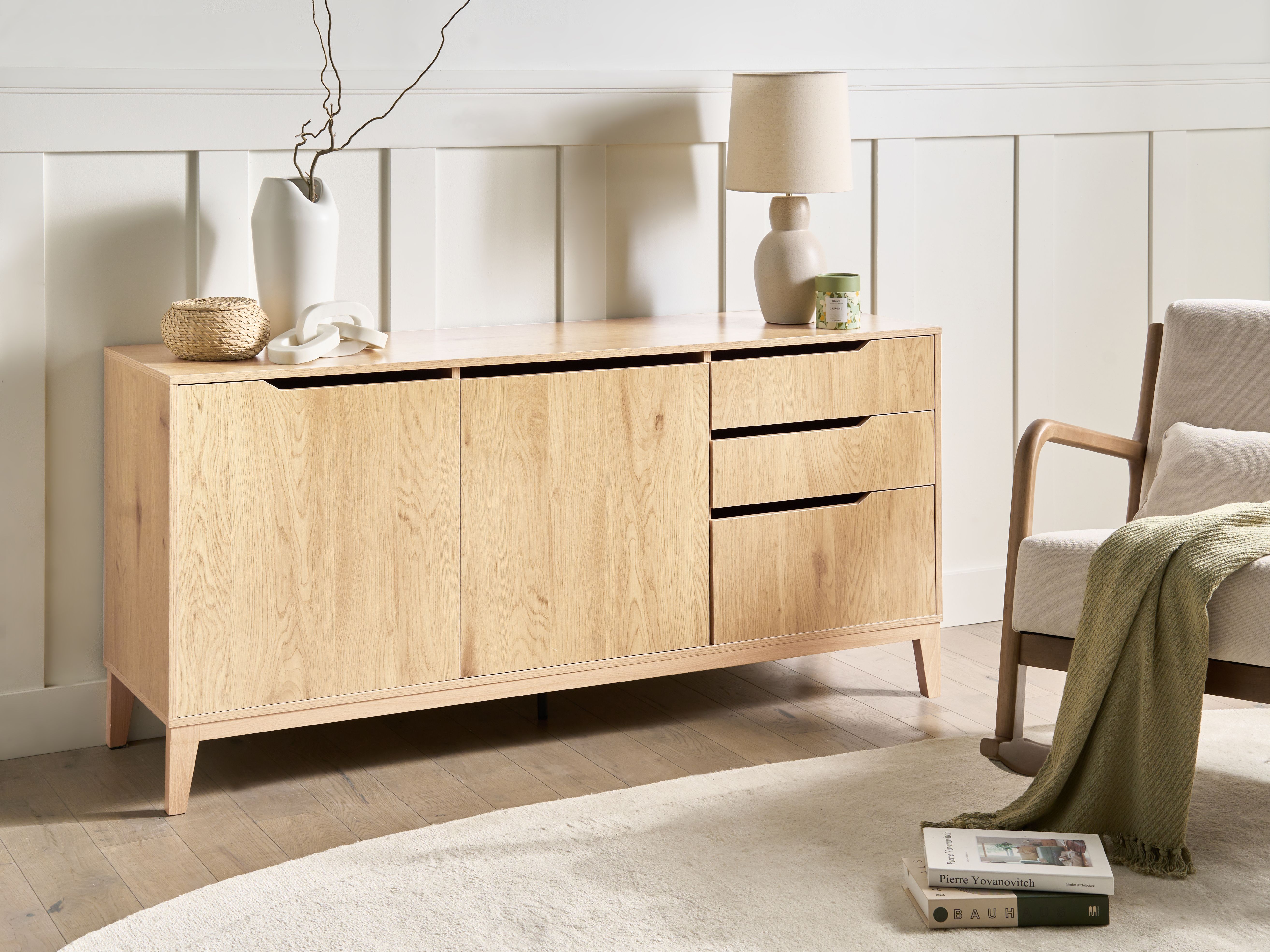 2 Door Sideboard MONCTON Light Brown