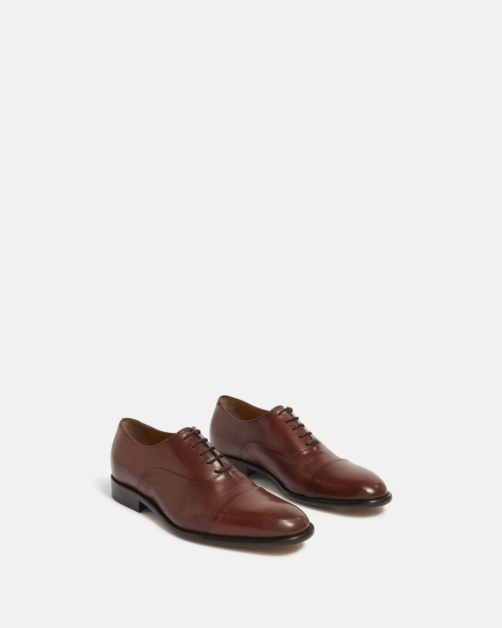 RICHELIEUS GIANI - En cuir cognac