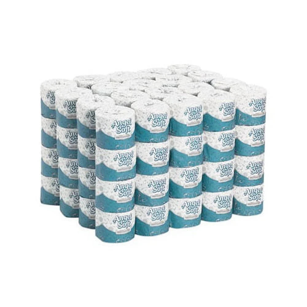 Angel Soft ps Premium Bathroom Tissue Septic Safe, 2-Ply, White, 450 Sheets/Roll, 80 Rolls/Carton