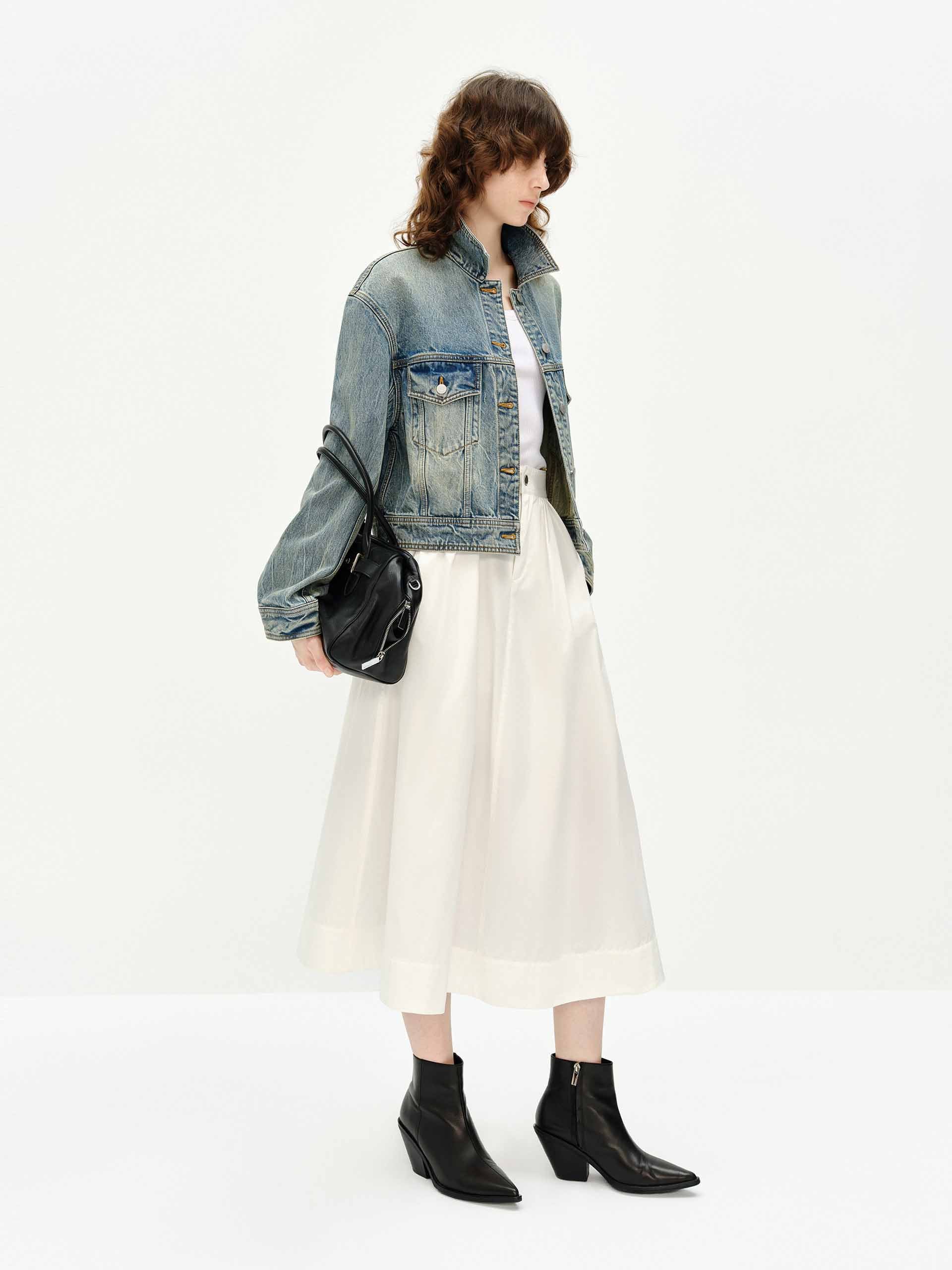 Front Pocket Denim Jacket