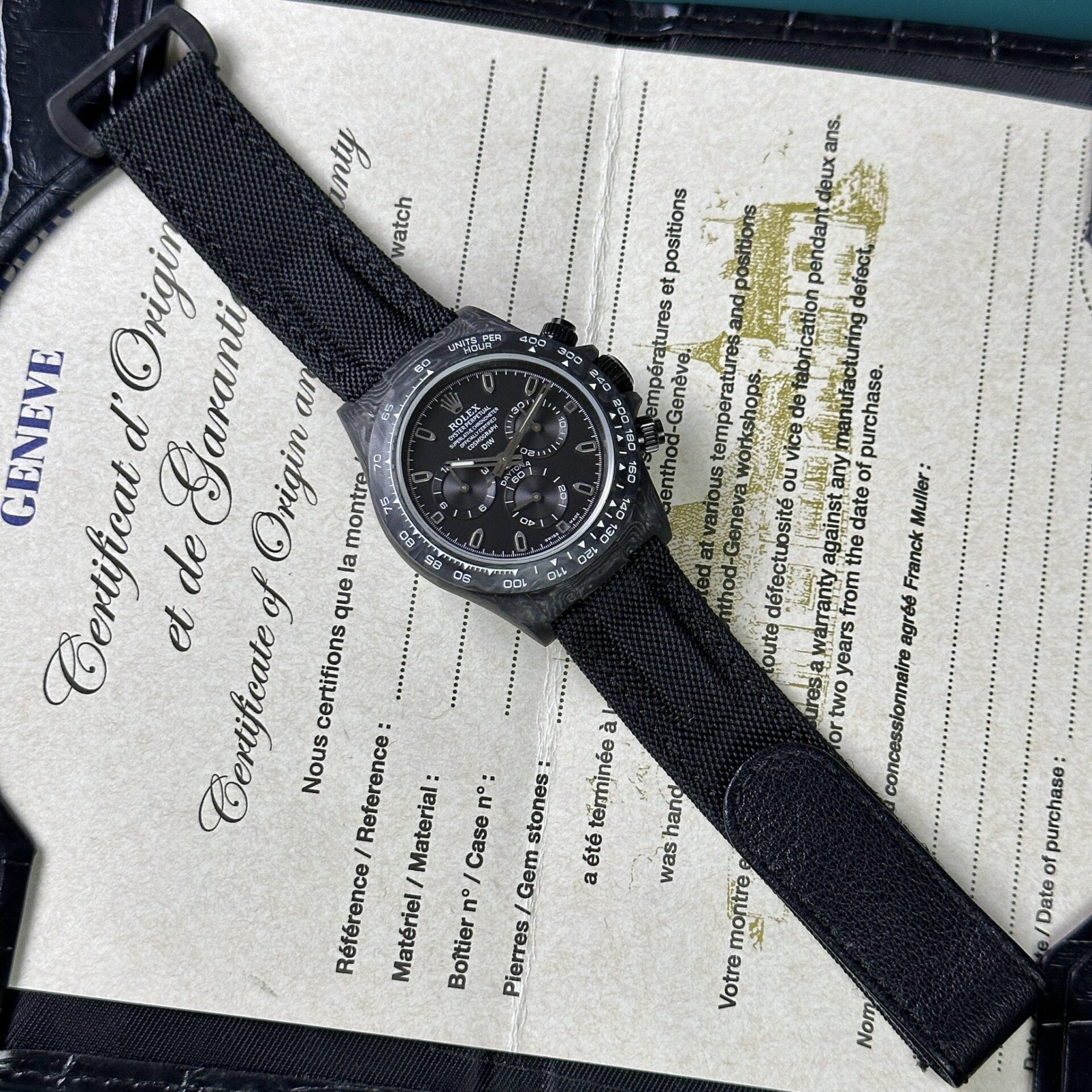 Rolex Daytona Diw Carbon Super Light Best Replica 1:1 Watch 40mm - Elite Watch Atelier
