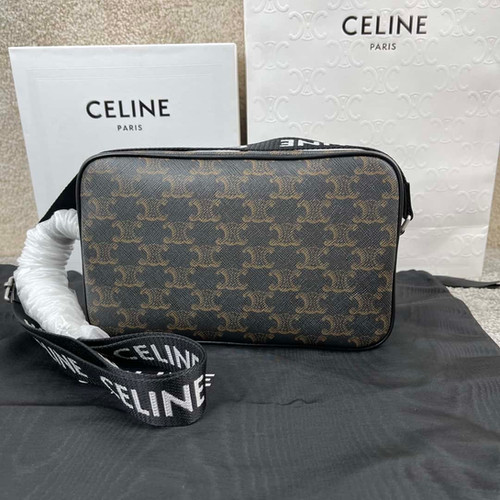 CELINE logo printed medium-sized messenger bag affordable celine replica bags