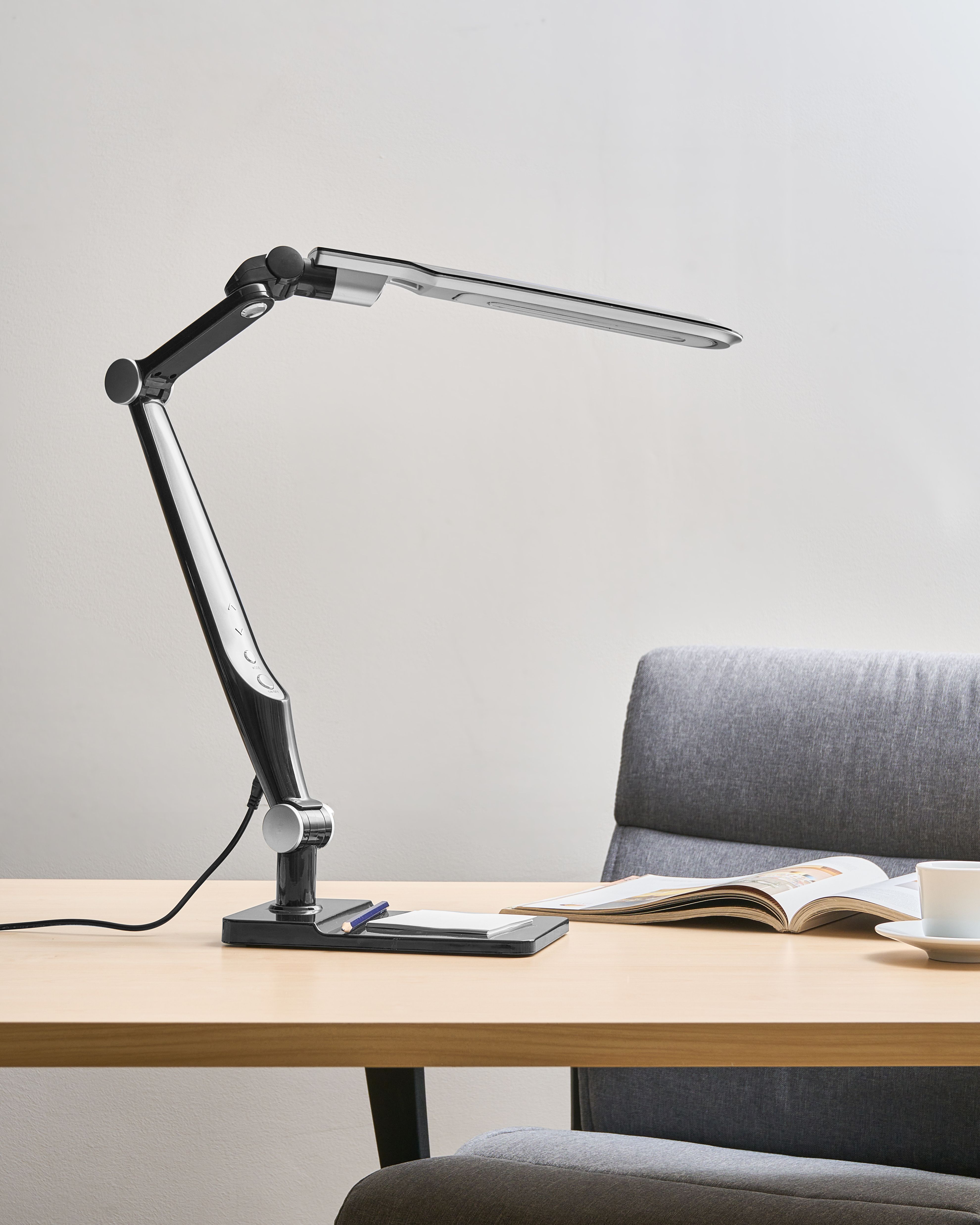 LED Desk Lamp PEGASI with Dimmer Black