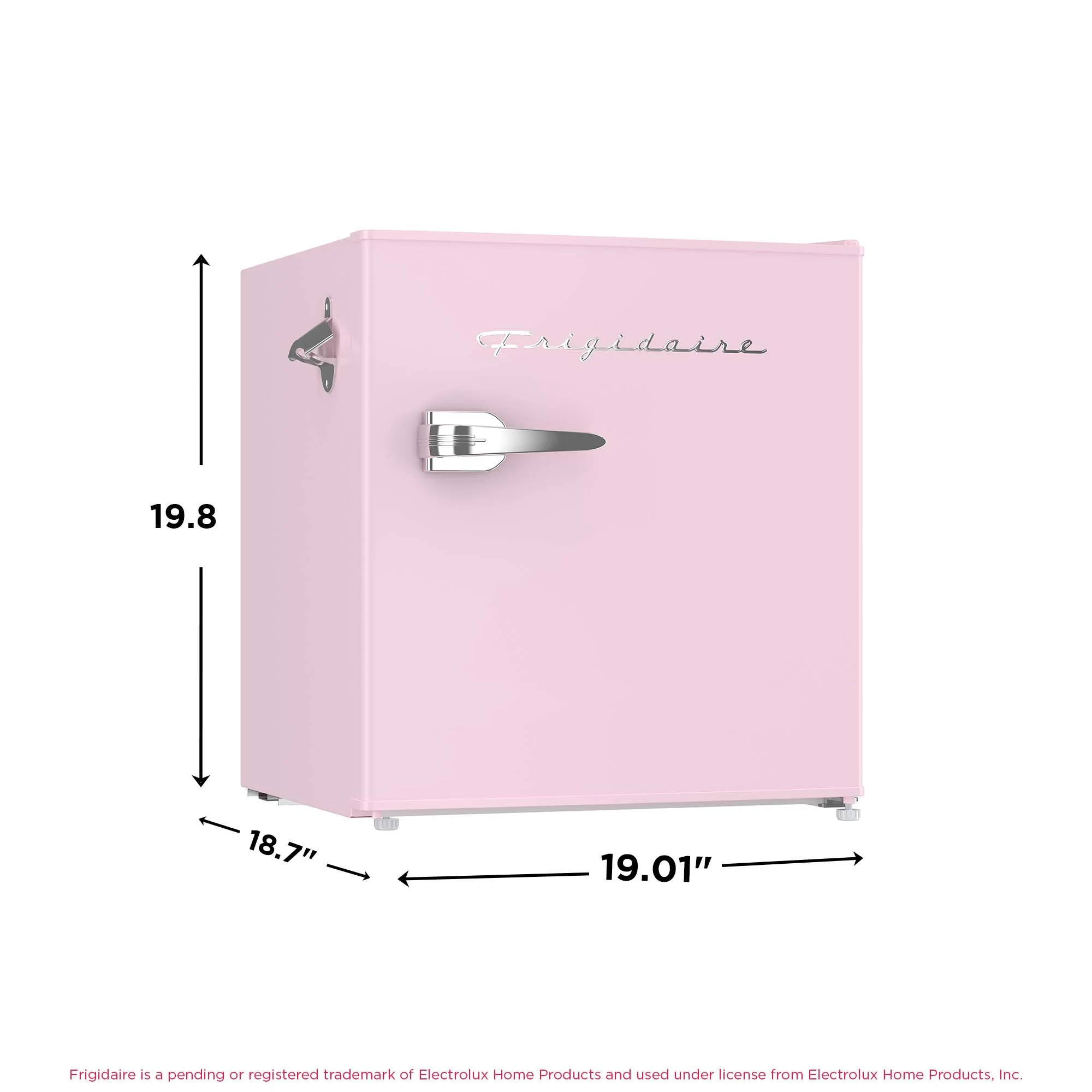 Frigidaire 1.6 Cu ft. Retro Compact Refrigerator with Side Bottle Opener, Coral - Image 28
