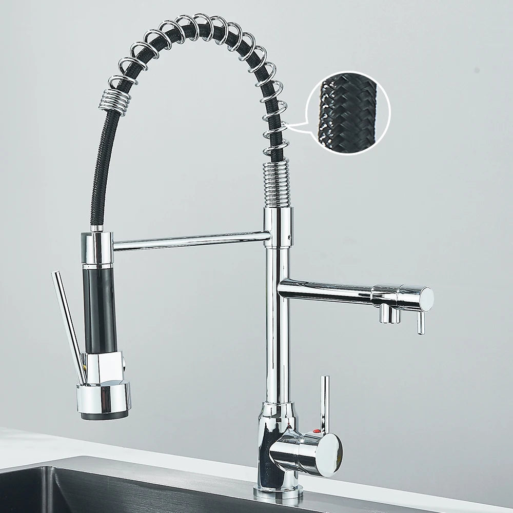 ModernFaucet | Enkelhendel met Dubbele Uitloop
