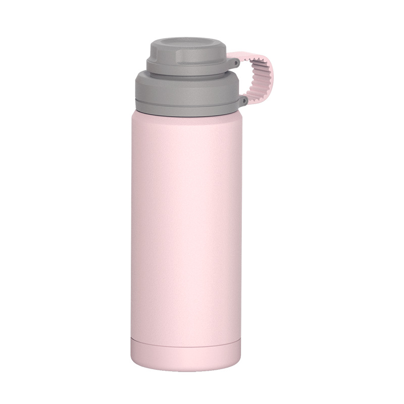 Cross-border Explosions 304 Stainless Steel Space Pot Vacuum Insulation Non-slip Silicone Bottom Lead-free Multi-lid Outdoor