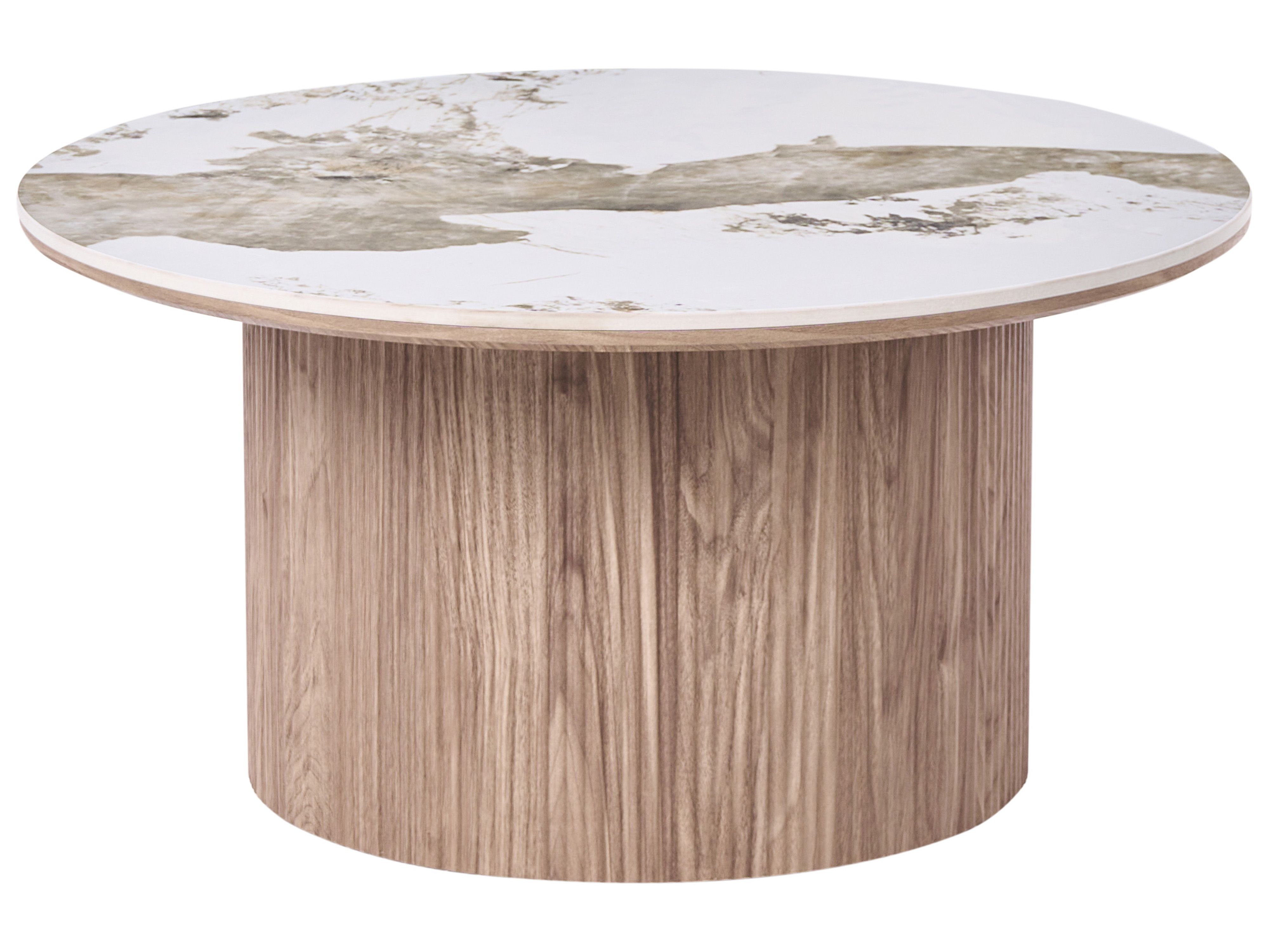 Coffee Table DORA Ceramic Brown
