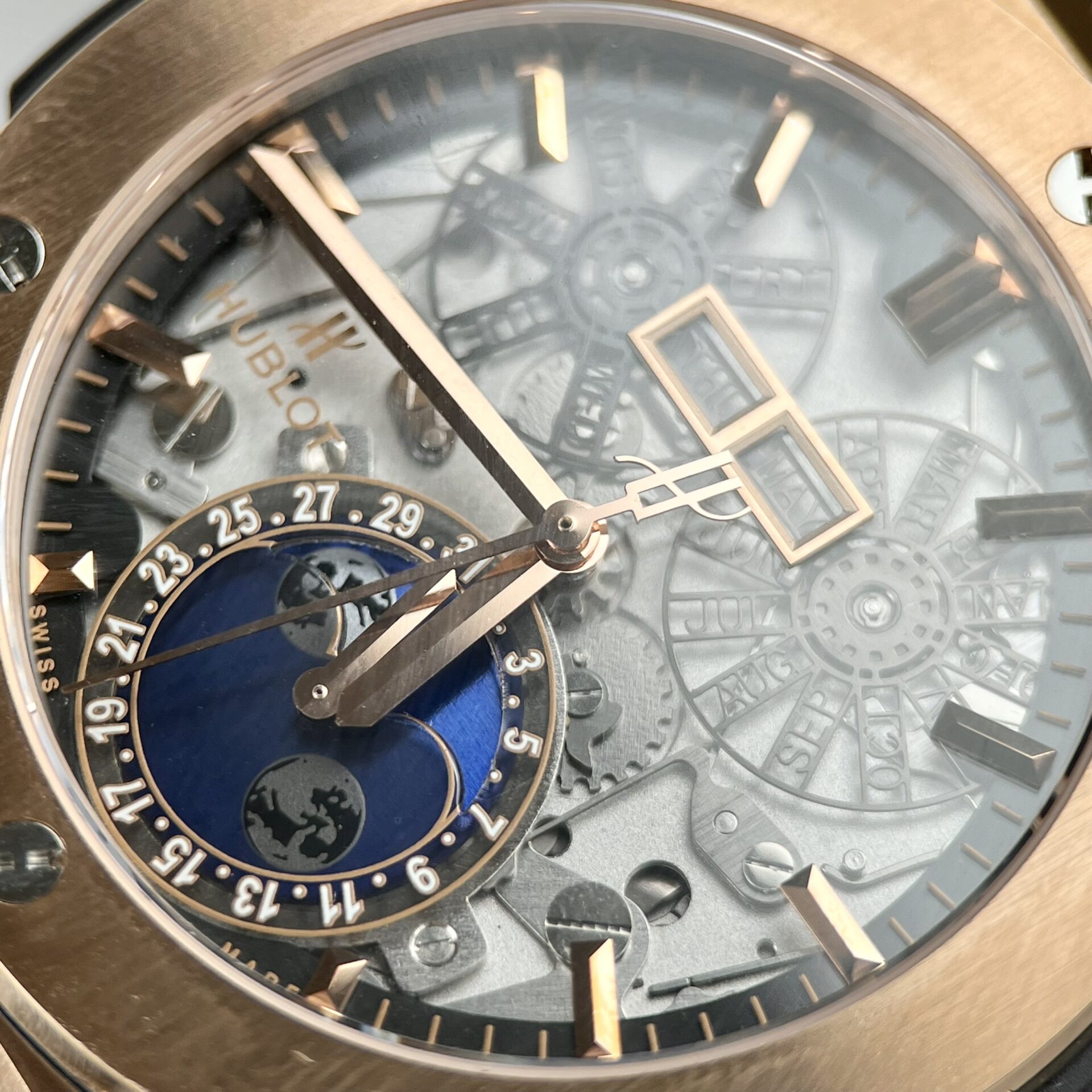 Hublot Aerofusion Moonphase King Gold Best Replica Watch 42mm - Top club