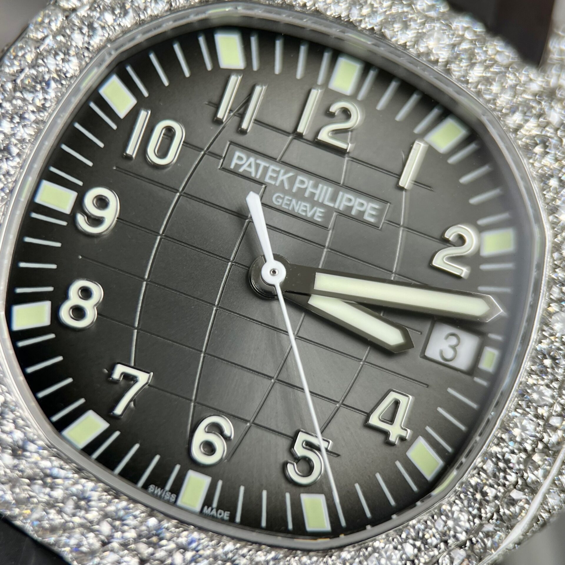 Patek Philippe Aquanaut 5719 Moissanite Diamond Replica Watch 40mm - Top club