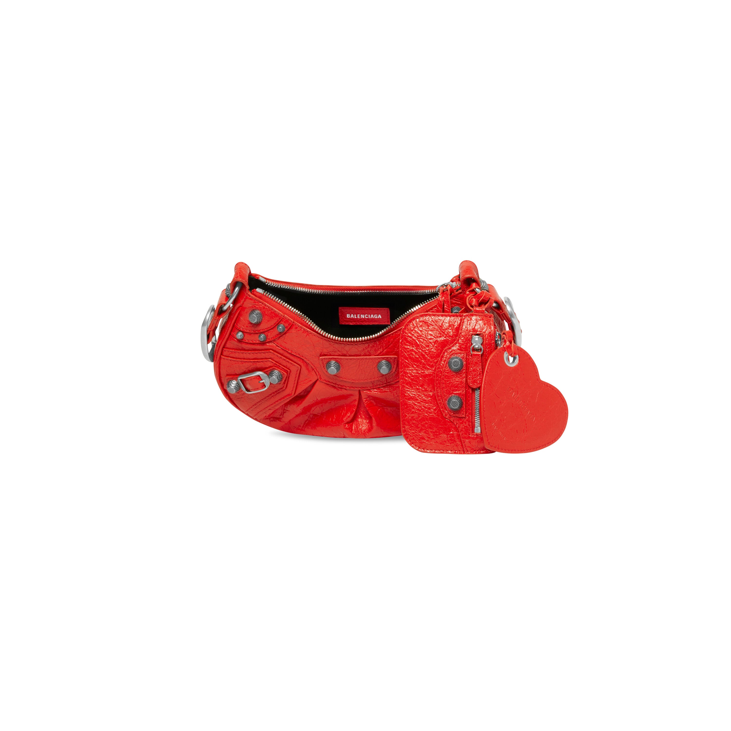 WOMEN'S LE CAGOLE XS SHOULDER BAG IN RED - Replicaclubs