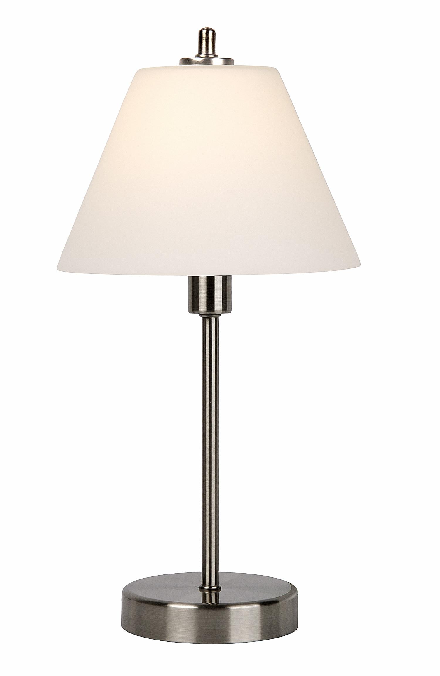 Lucide TOUCH Tafellamp - Mat chroom