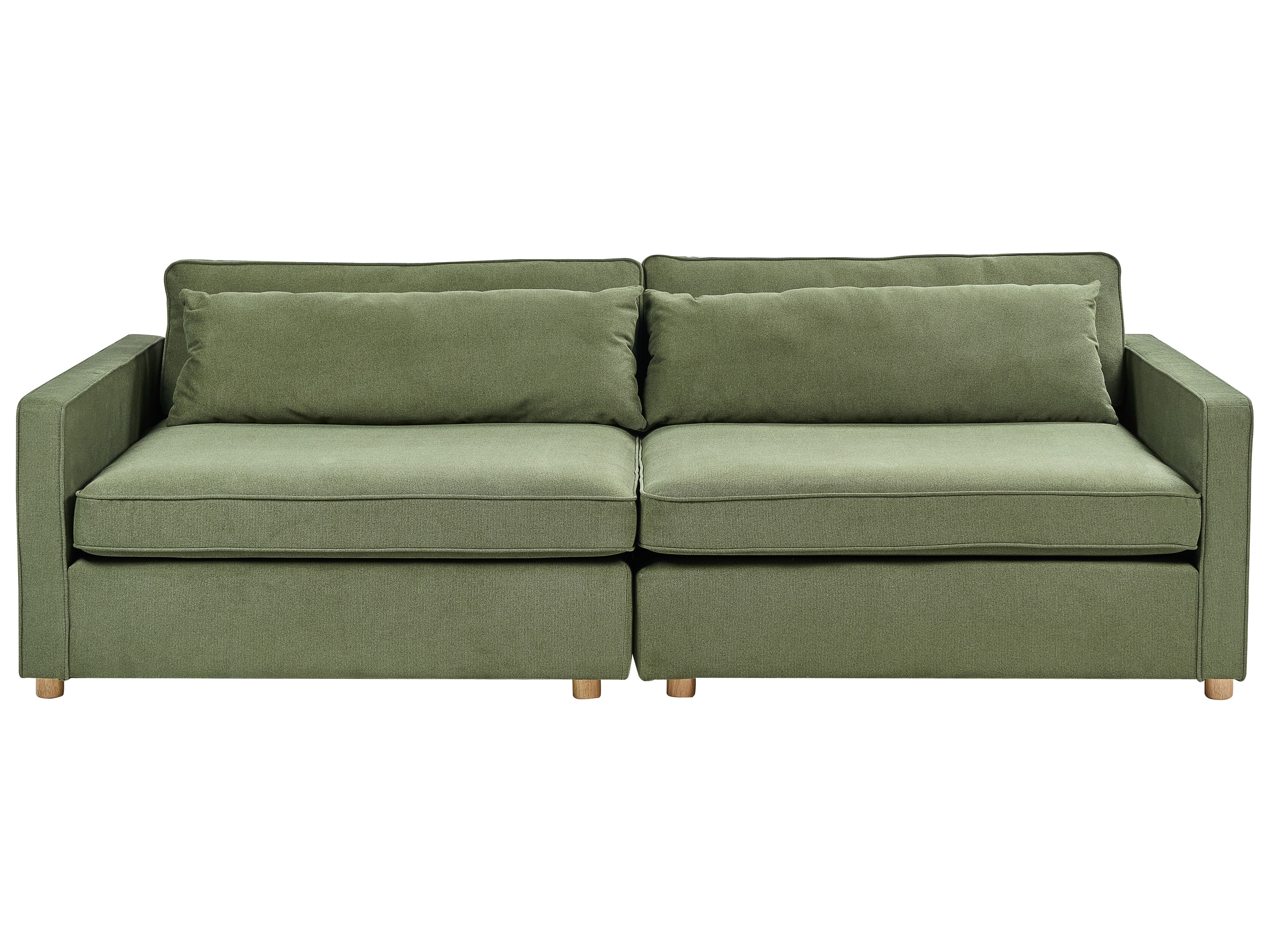 Sofa 3 Seater VINSTRA Fabric Green