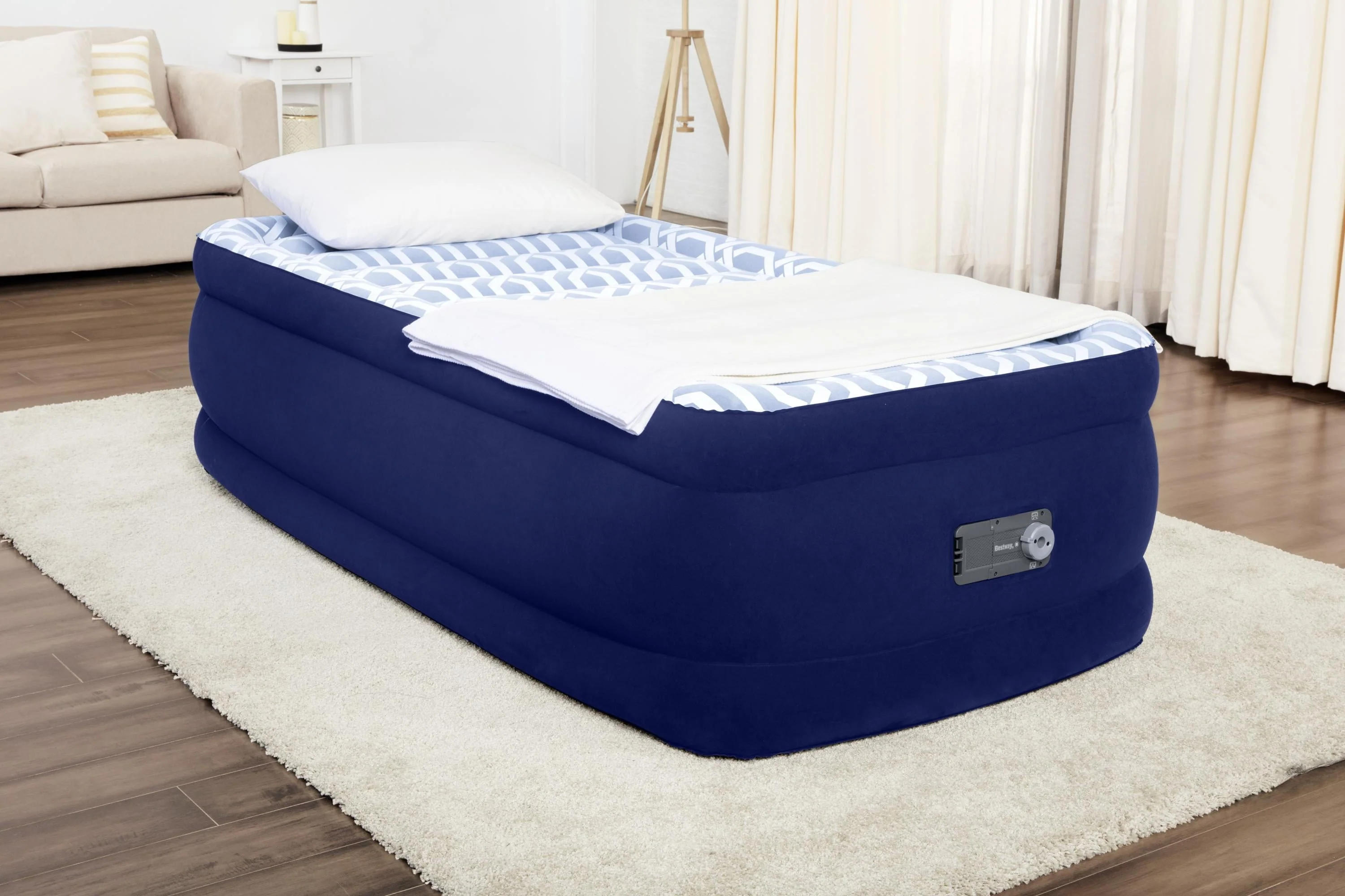 Fashion 20" Twin Air Mattress with Built-in Pump - Image 8
