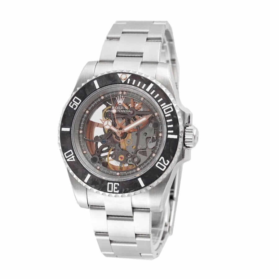 Rolex Oyster Perpetual 114200 Skeleton Dial Replica - Elite Watch Atelier