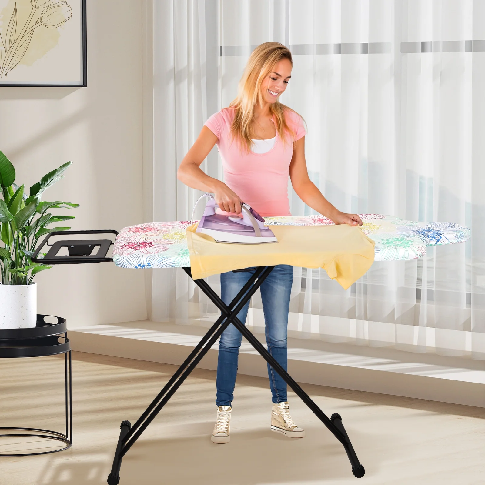 KDJ HOME Slieton Extra Large Ironing Board with Hang Rail, 20-Inch Wide - Image 26