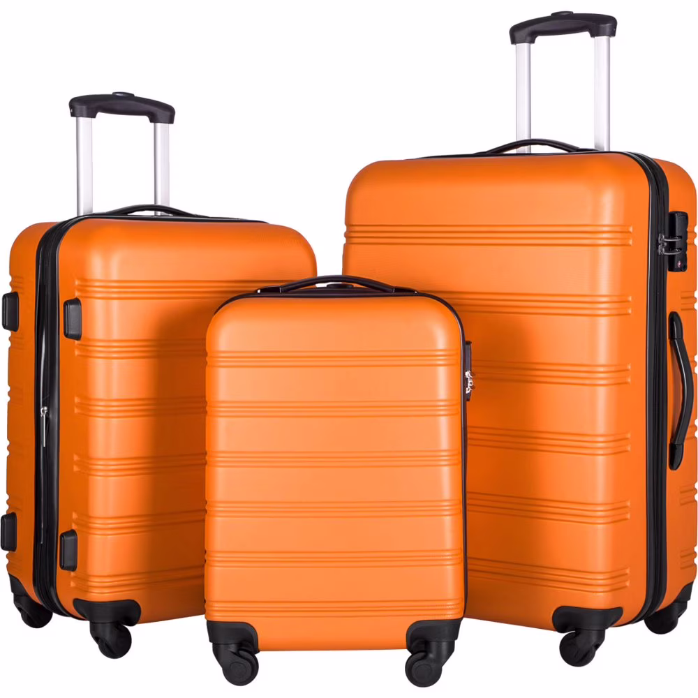 Tcbosik Luggage Sets, 3 Piece Set Hardside Suitcases with Spinner Wheels, 20/24/28 Travel Luggage Lightweight, Dark Blue - Image 11