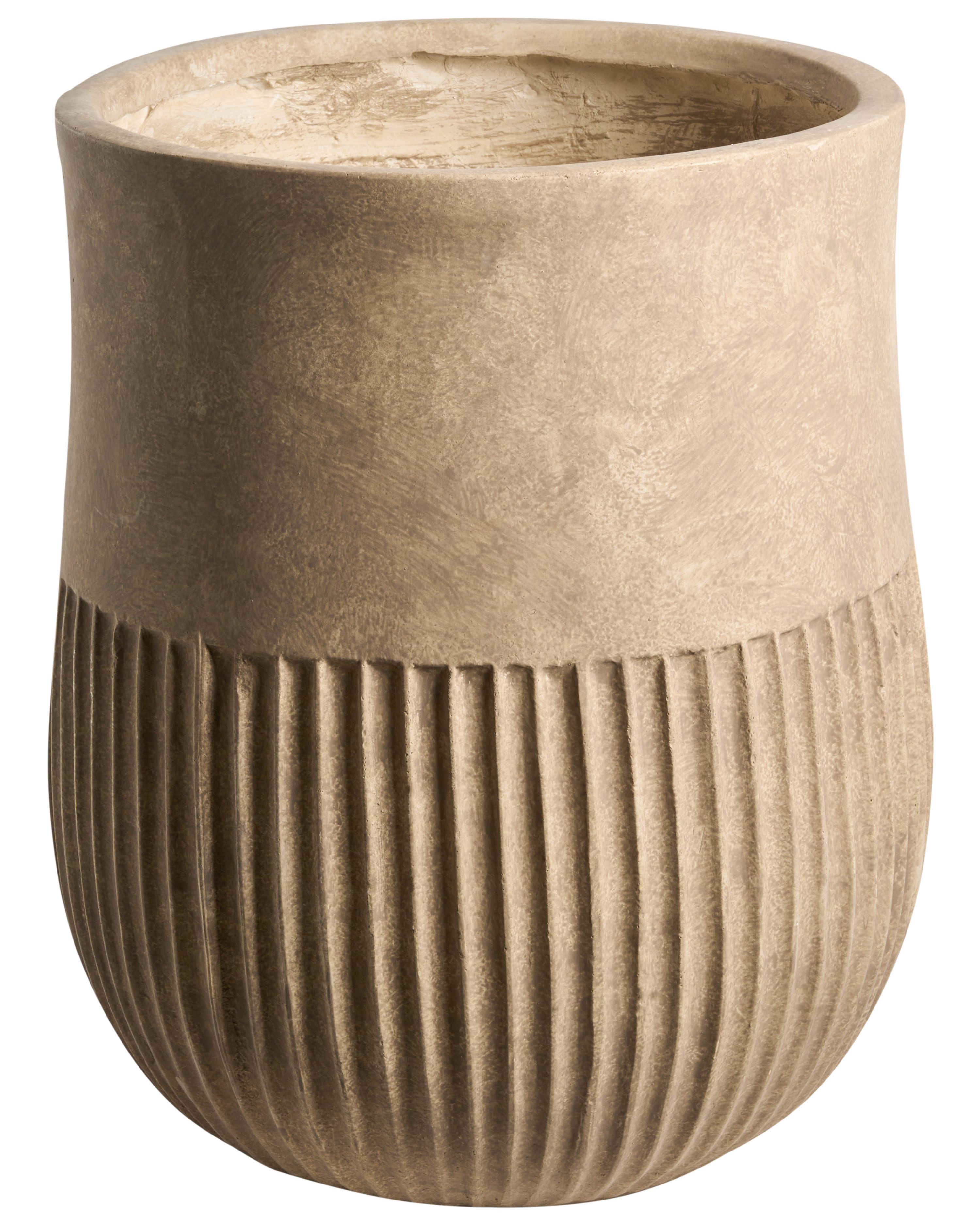 Plant Pot PYLAROS 36 cm Beige