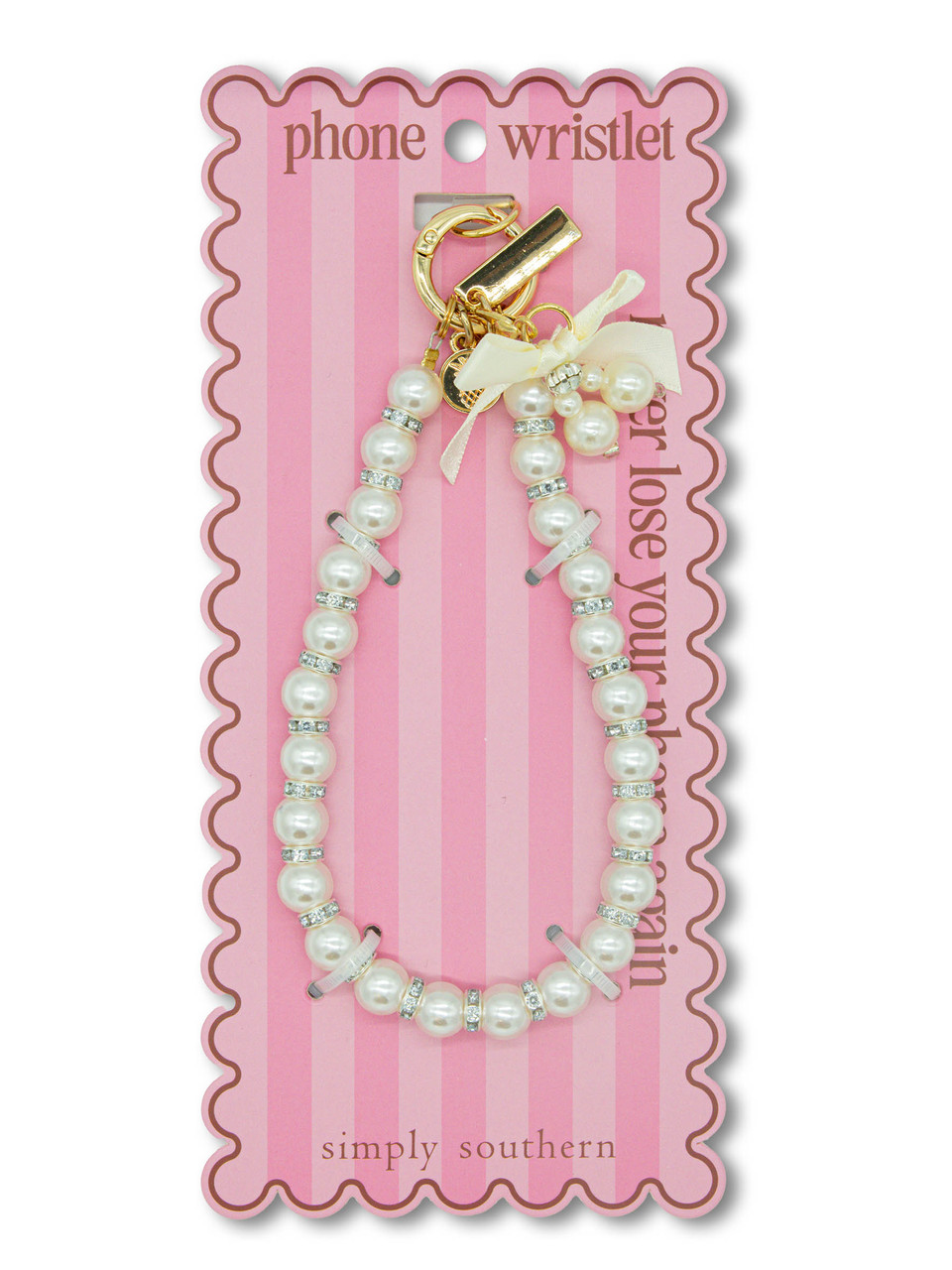 0126-PHNWRISTLET-PEARLBND - Simply Southern Outlet
