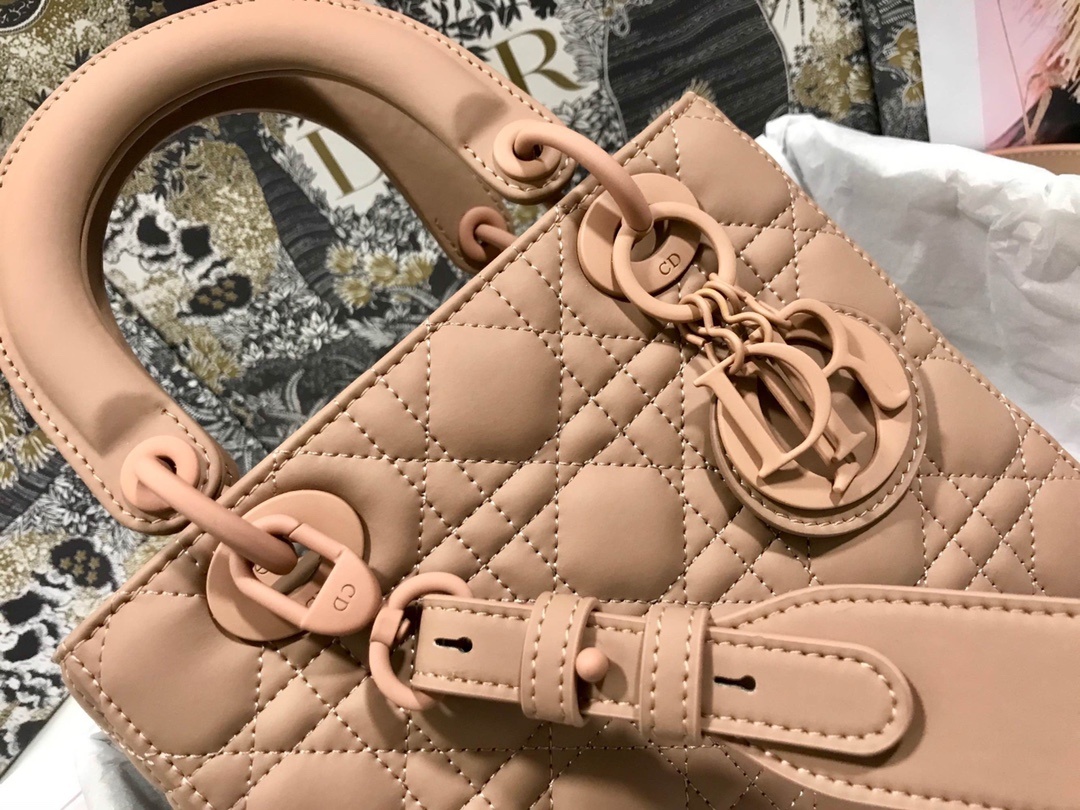Christian Dior Smal Lady Dior My ABCDIOR Bag Brown For Women 8in/20cm CD1:1High-quality replica