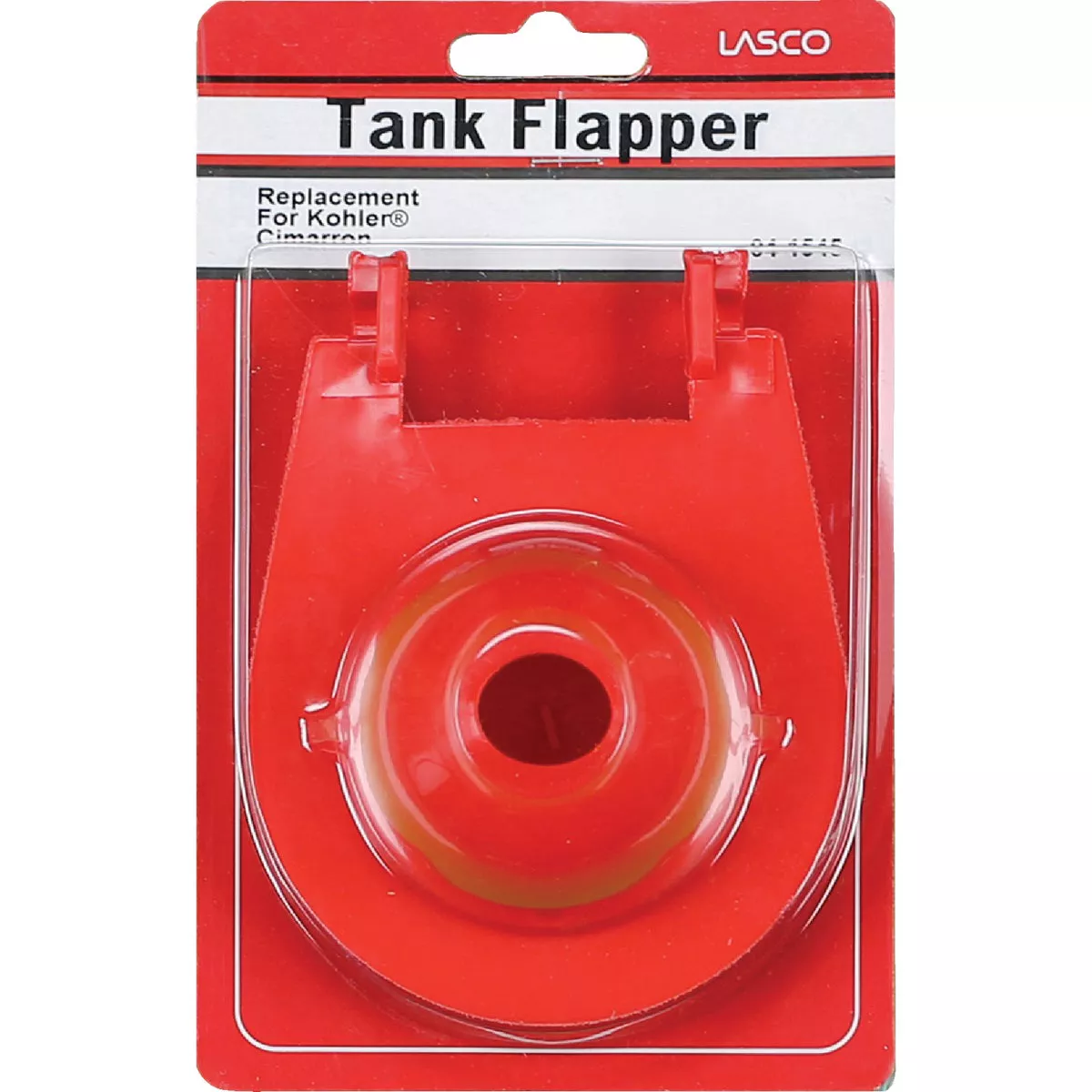 Lasco Kohler Cimarron 3-1/4 In. Red Rubber Toilet Flapper with Chain