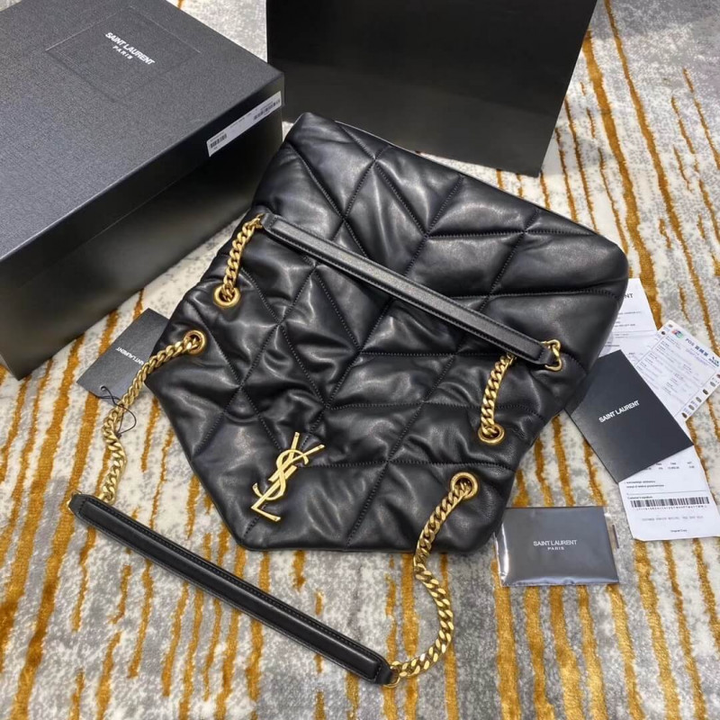 Replica Saint Laurent Loulou Puffer Medium Bag In Quilted Lambskin 57747511:1High-quality replica