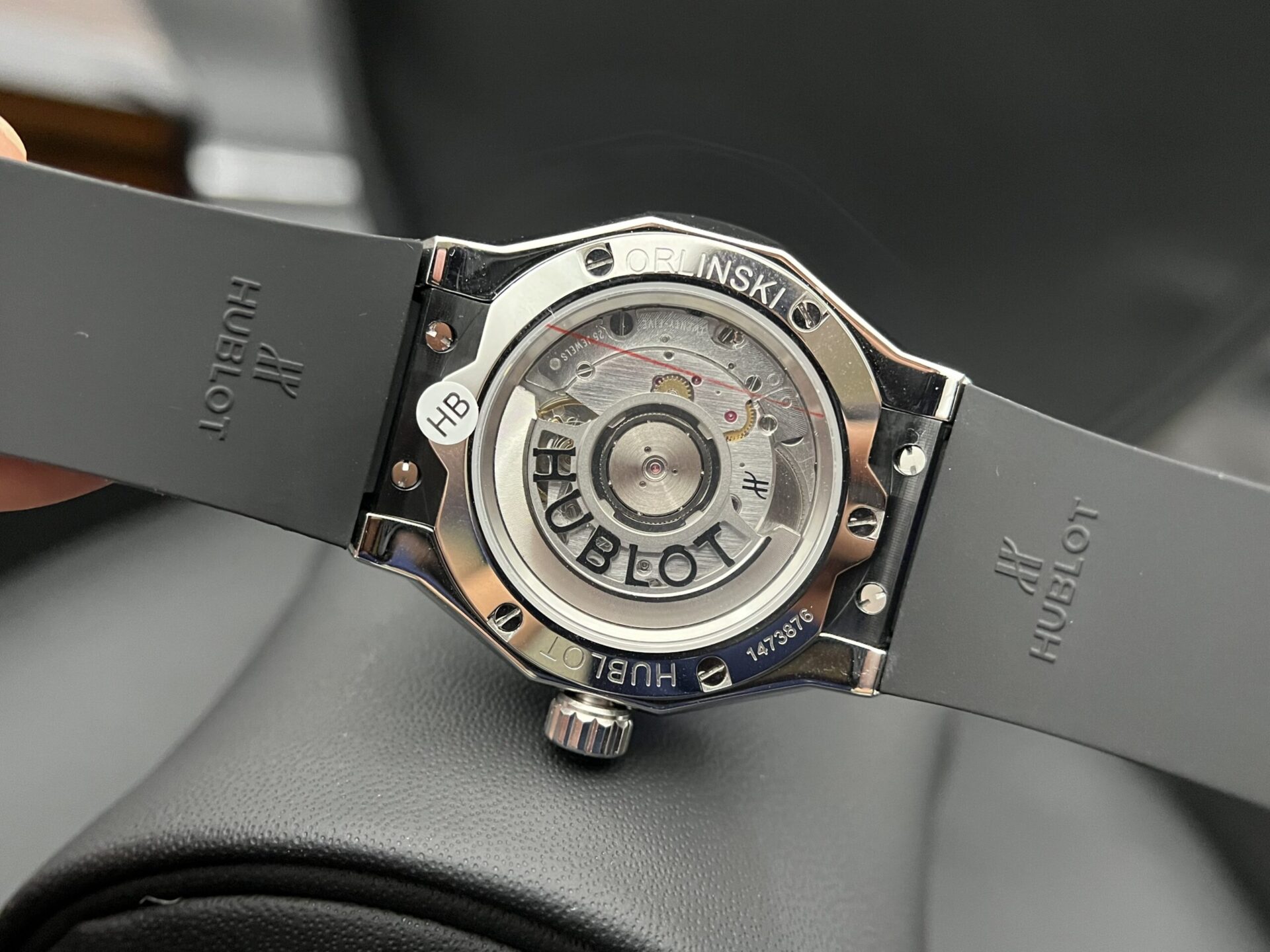 Hublot Replica Watch Classic Fusion Orlinski Black Dial Rubber Strap HB Factory 40mm - Top club