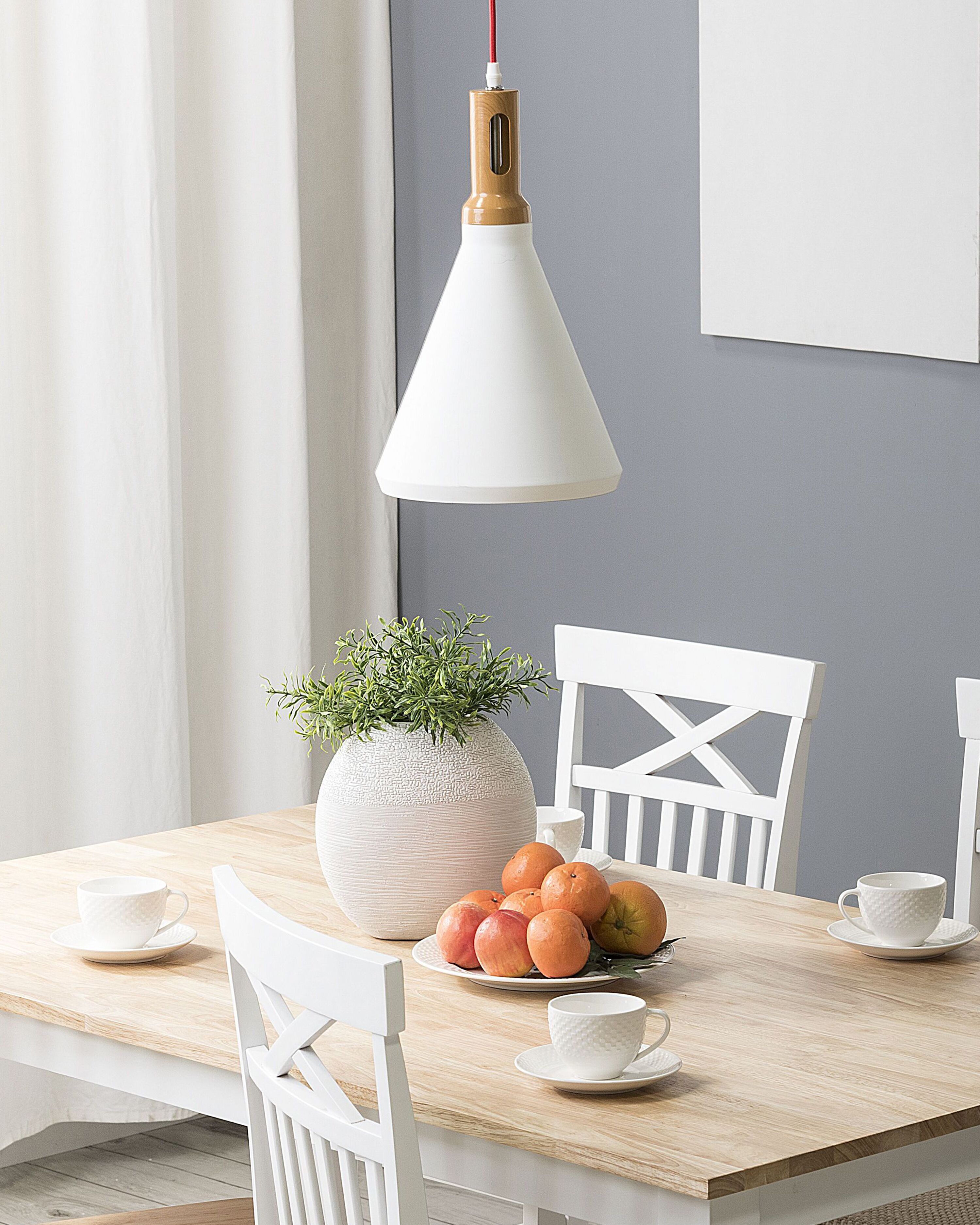 Pendant Lamp MACKENZIE Metal White