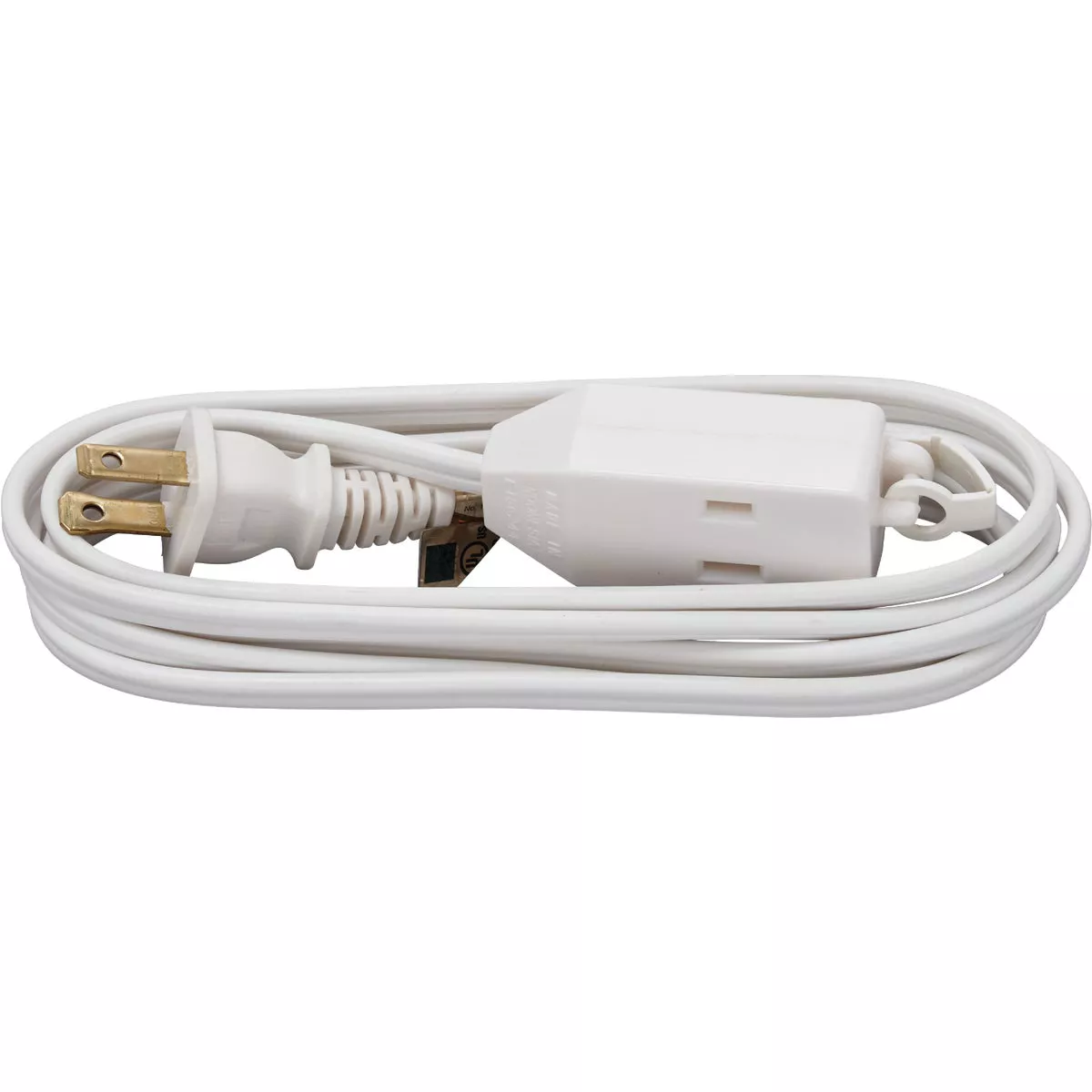 Master Electrician 6 Ft. 16/2 White Cube Tap Extension Cord