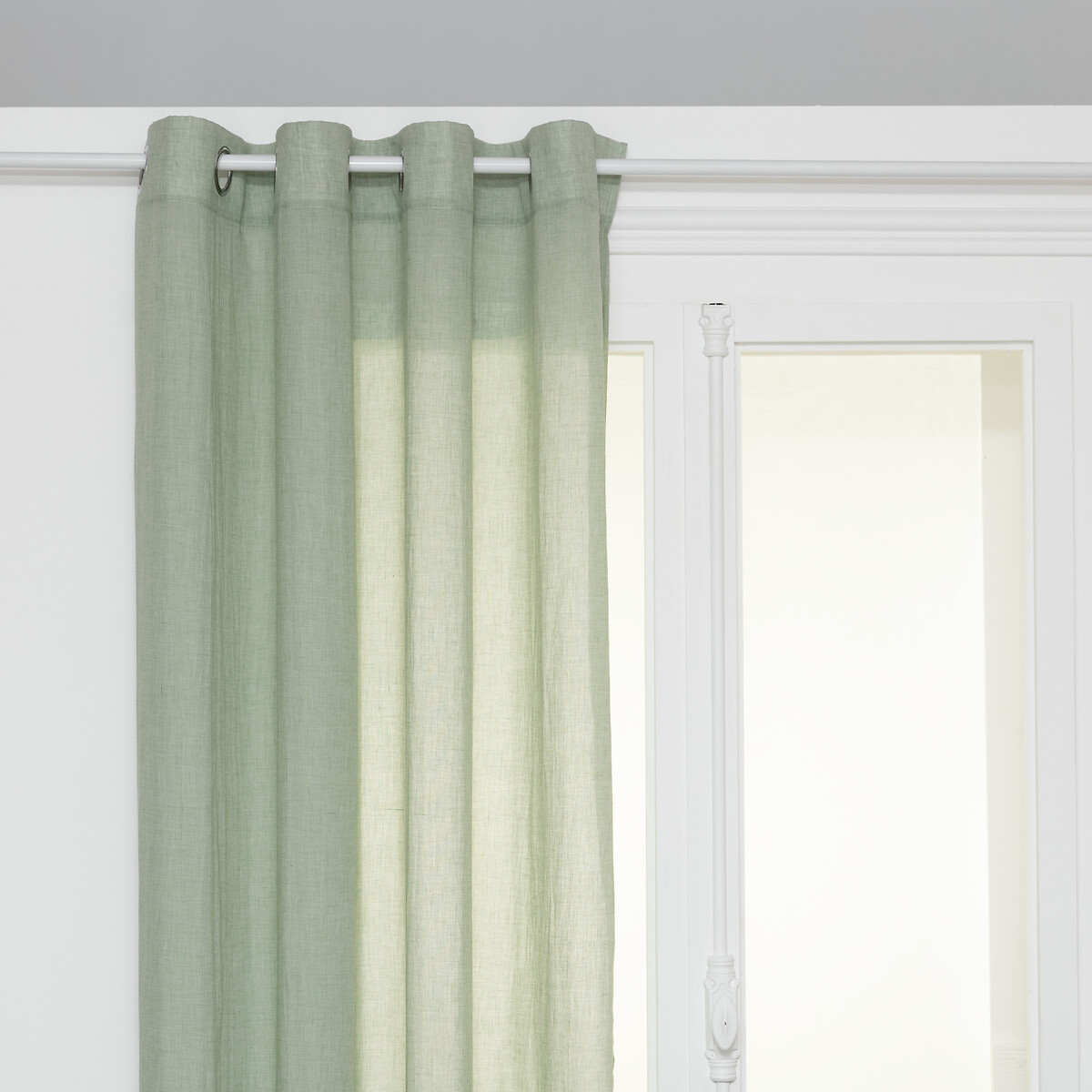 Sheer Curtain "Paxta" Celadon green, 135x240 cm