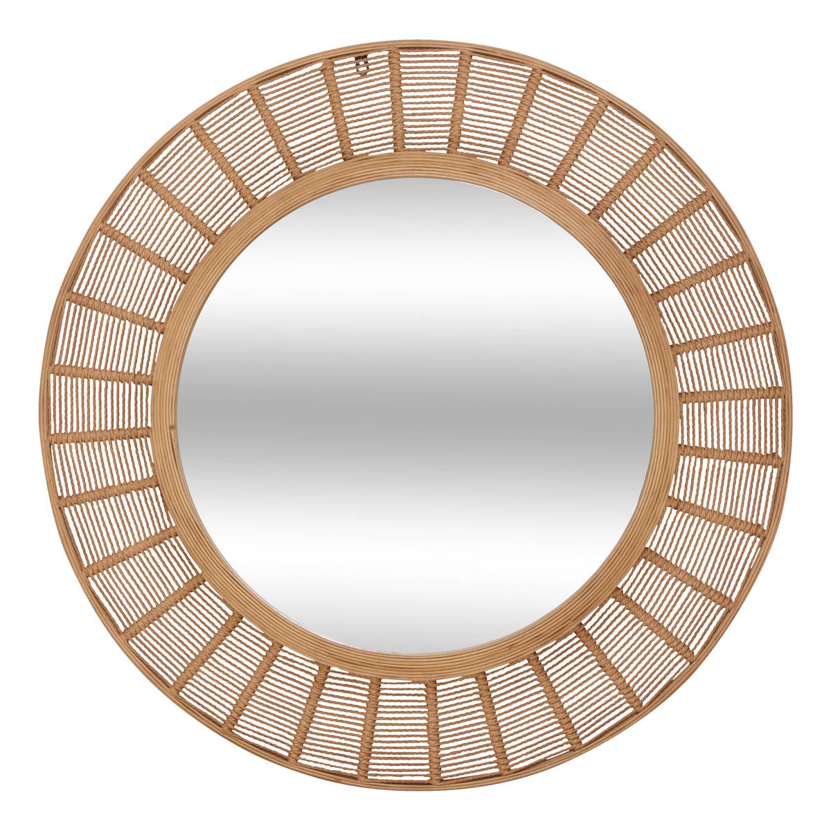 Mirror "Zelie" Caramel Brown, D.91 cm