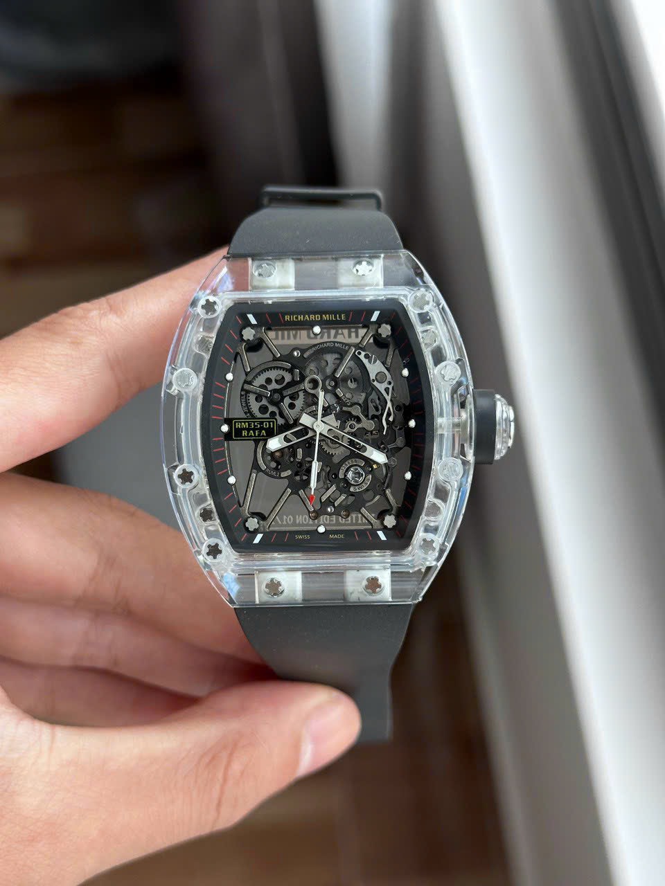 Richard Mille RM35-01 Rafa High Quality Replica Watch Rubber Strap 44mm - Top club