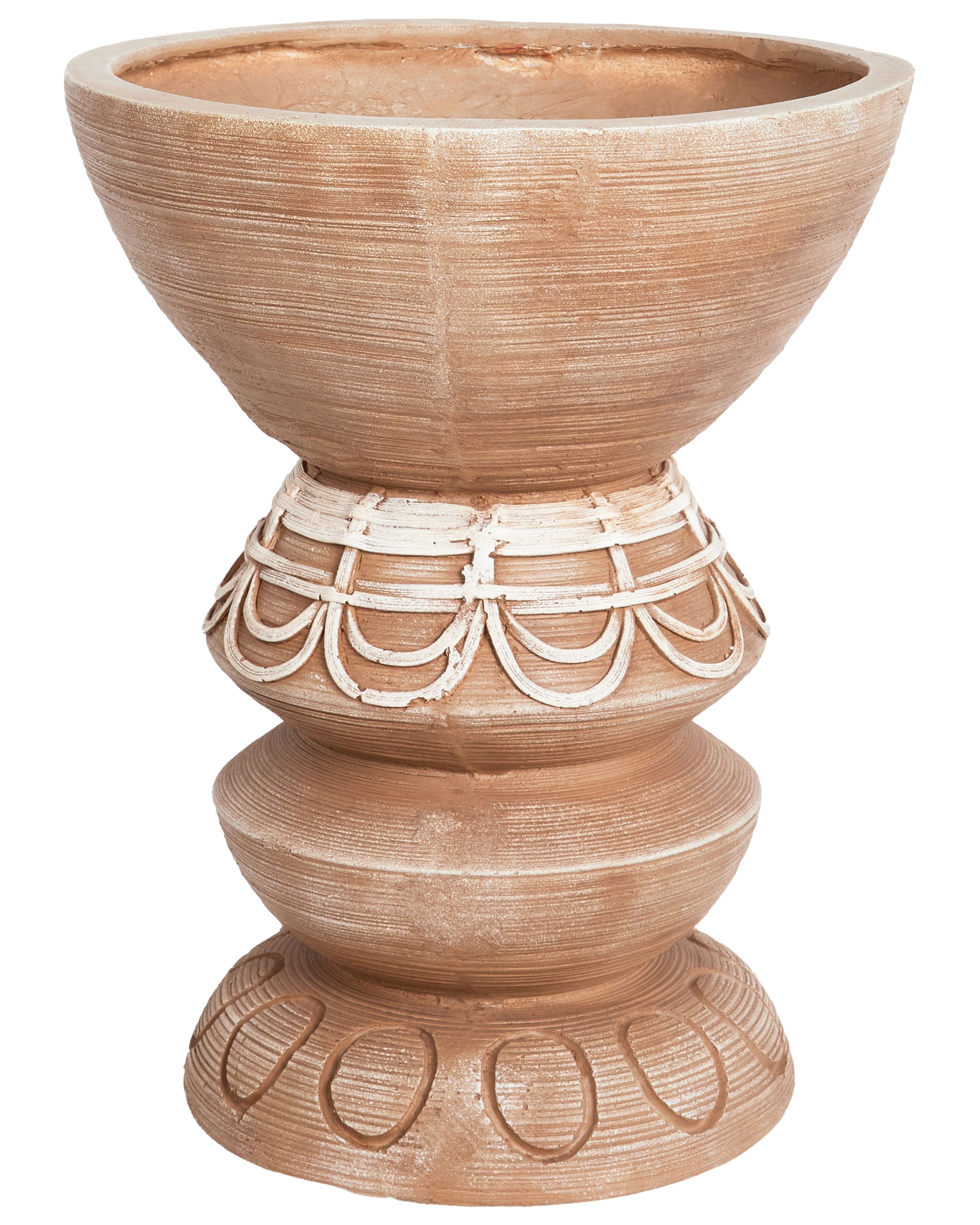 Plant Pot DISPORUM 29 cm Light Brown