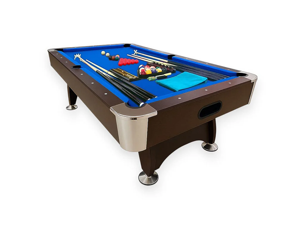 Table de billard 7 pieds avec accessoires complets – Iron Blue