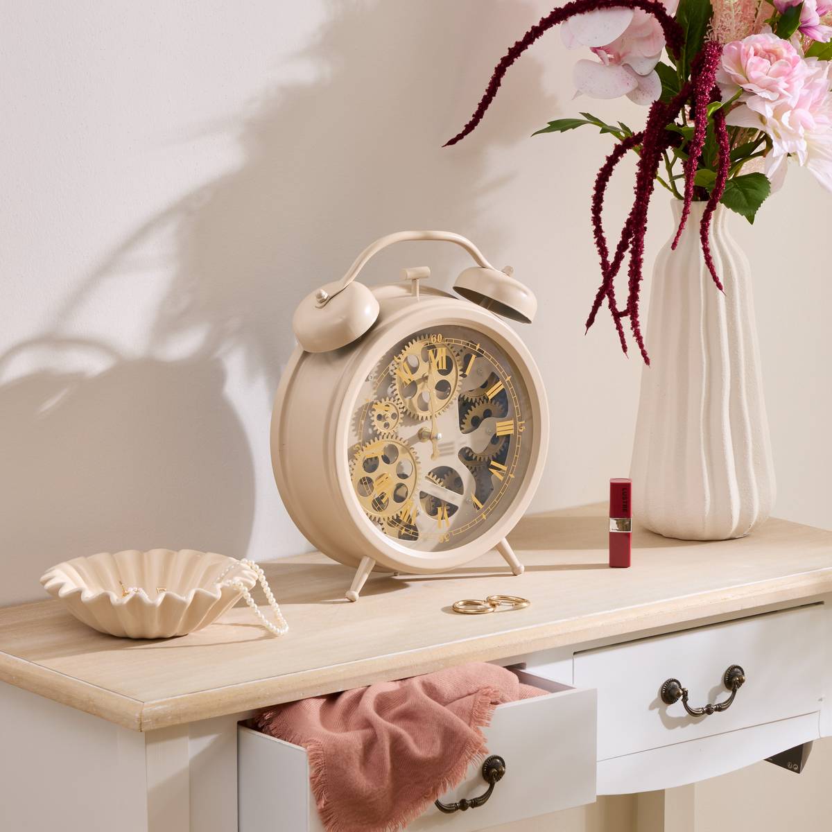 Clock "Janis" Sand, D.26 cm