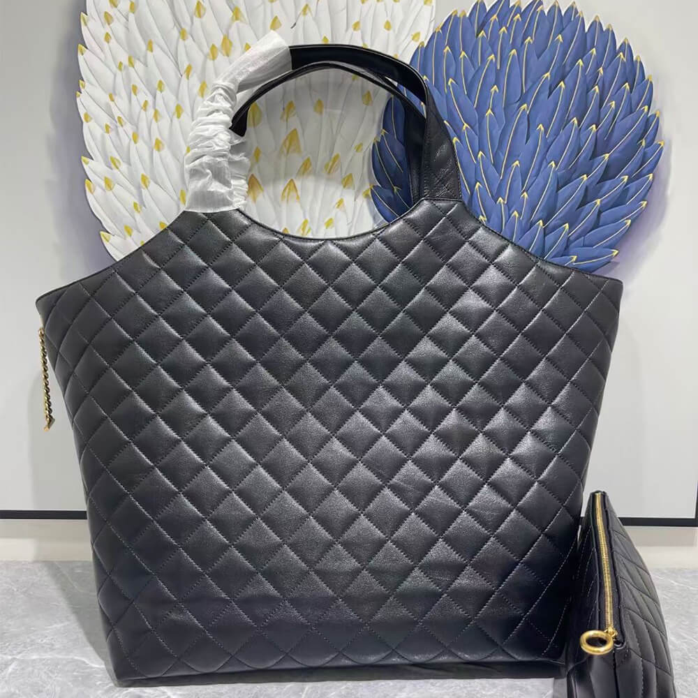YSL ICARE MAXI SHOPPING BAG IN QUILTED LAMBSKIN1:1High-quality replica