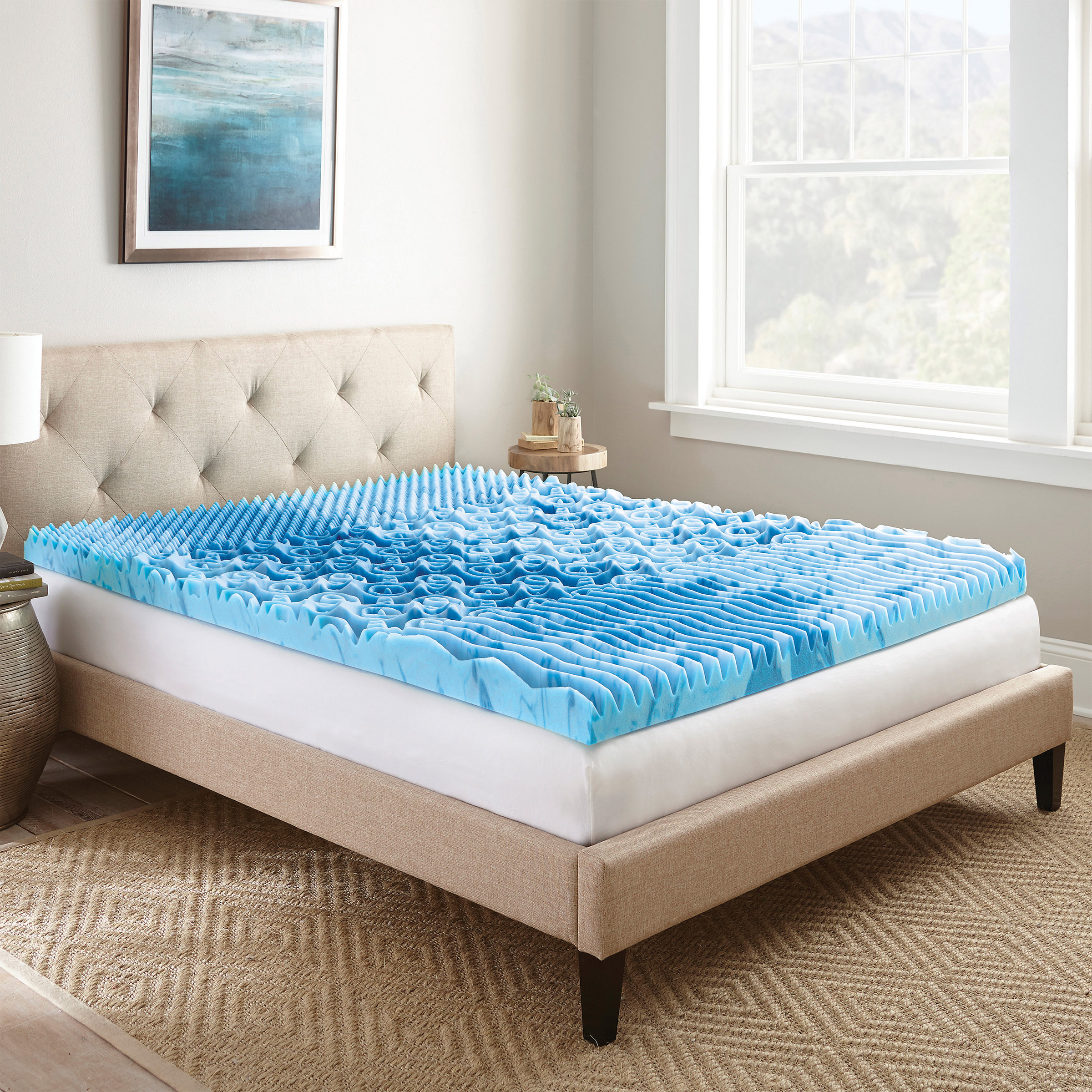 Boyd Sleep 3” Multi-Zone Cooling Gel Foam Mattress Topper
