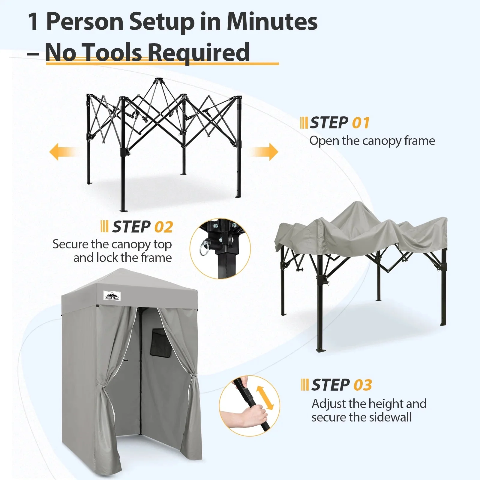 EAGLE PEAK Ultra Compact 4 ft x 4 ft Pop-Up Changing Room Canopy - Flex - Image 54 EAGLE PEAK Ultra Compact 4 ft x 4 ft Pop-Up Changing Room Canopy - Flex - Image 54