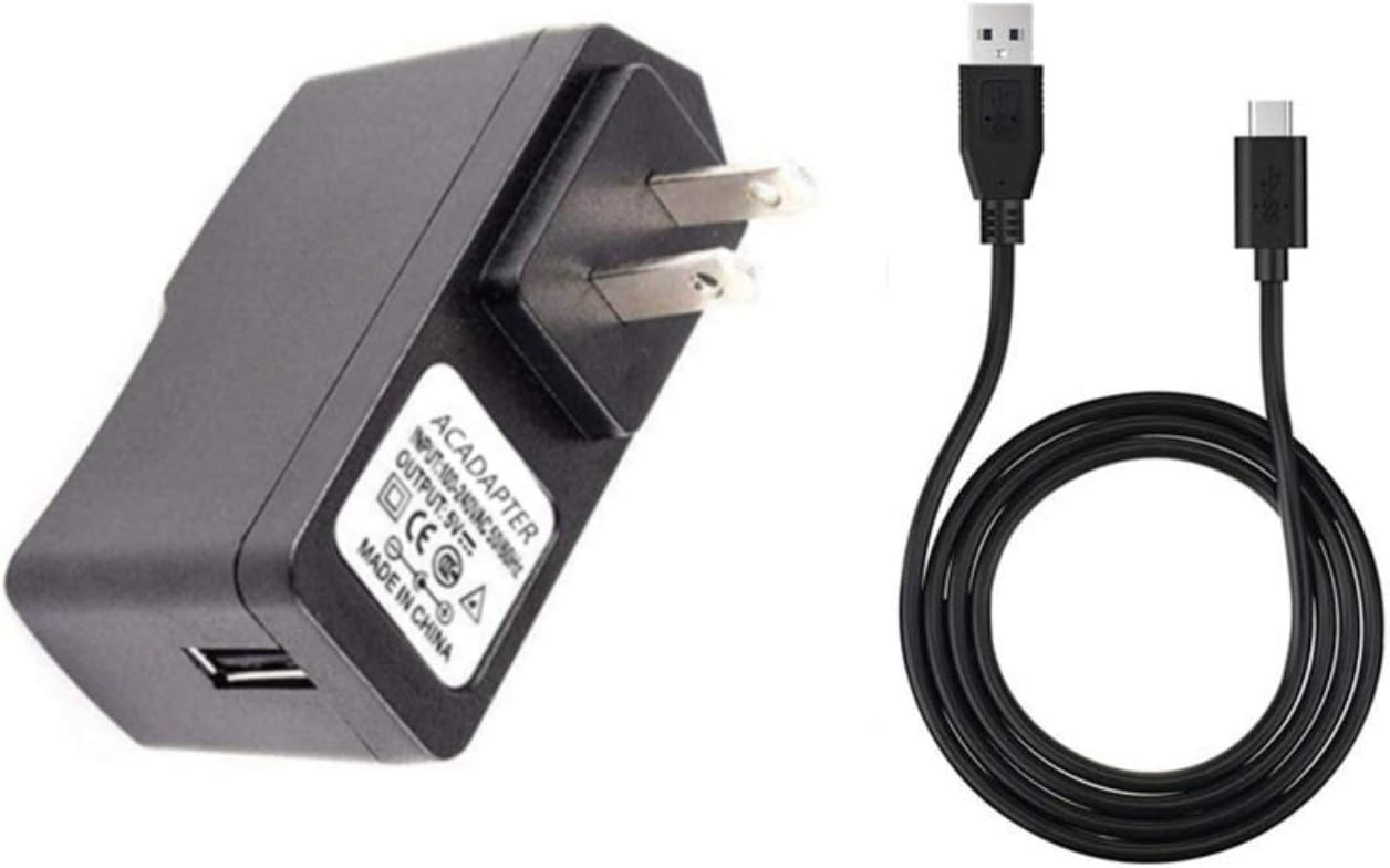 USB-C 5V AC-DC Adapter Replacement for Audio-Technica AT-SB727-BK ATSB727-YL ATSB727-WH 3.6V Li-ion Sound Burger Portable Bluetooth Turntable Record Player Power Supply Charger
