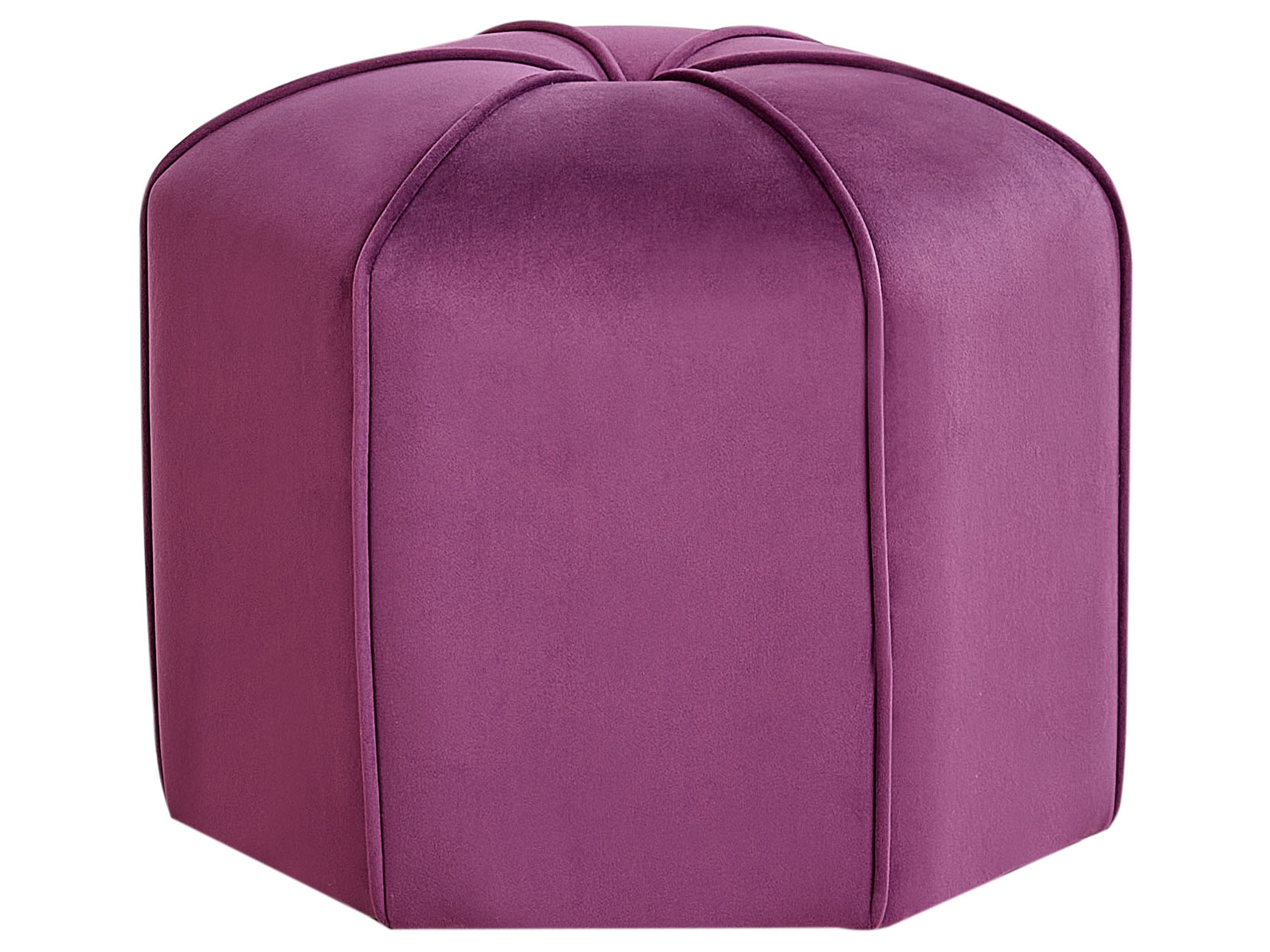Pouffe WISHEK Velvet Purple
