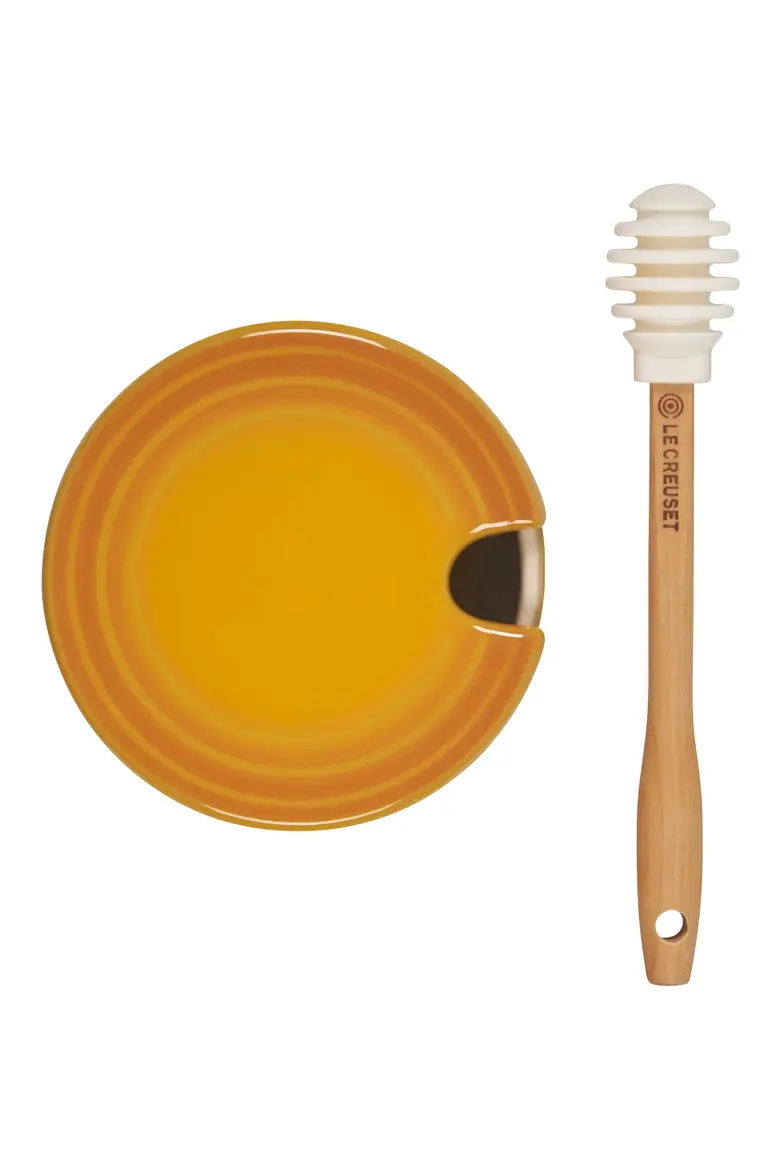 Stoneware Honey Pot & Dipper