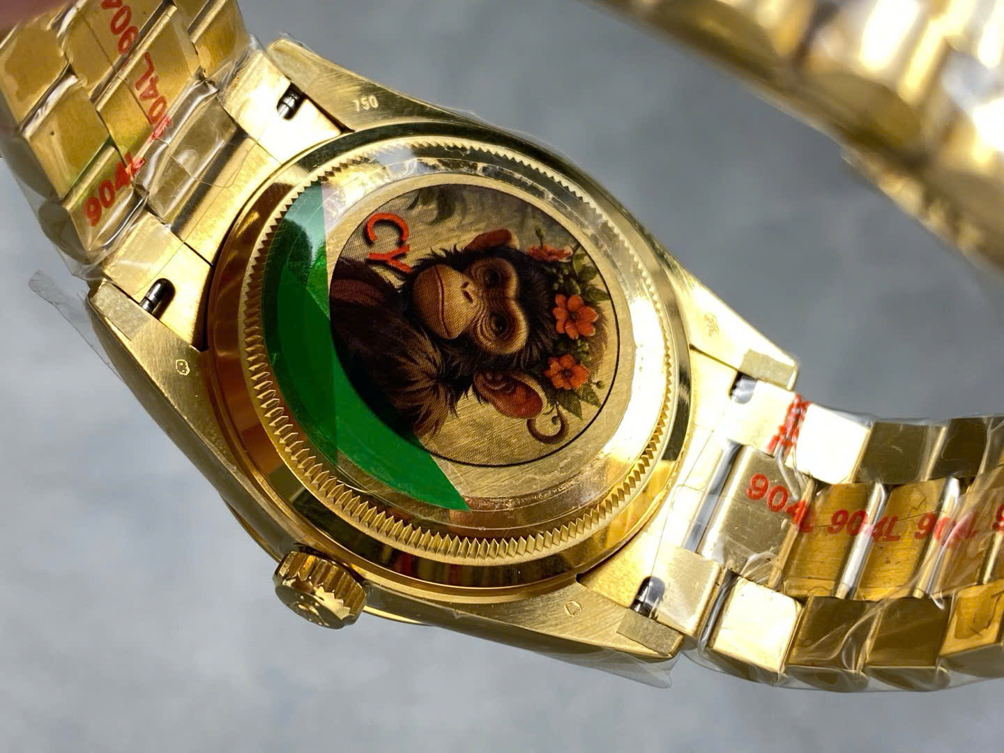 Rolex Day-Date 128238 Puzzle Emoji Jigsaw Motif Dial Best Replica Watches 36mm - Top club